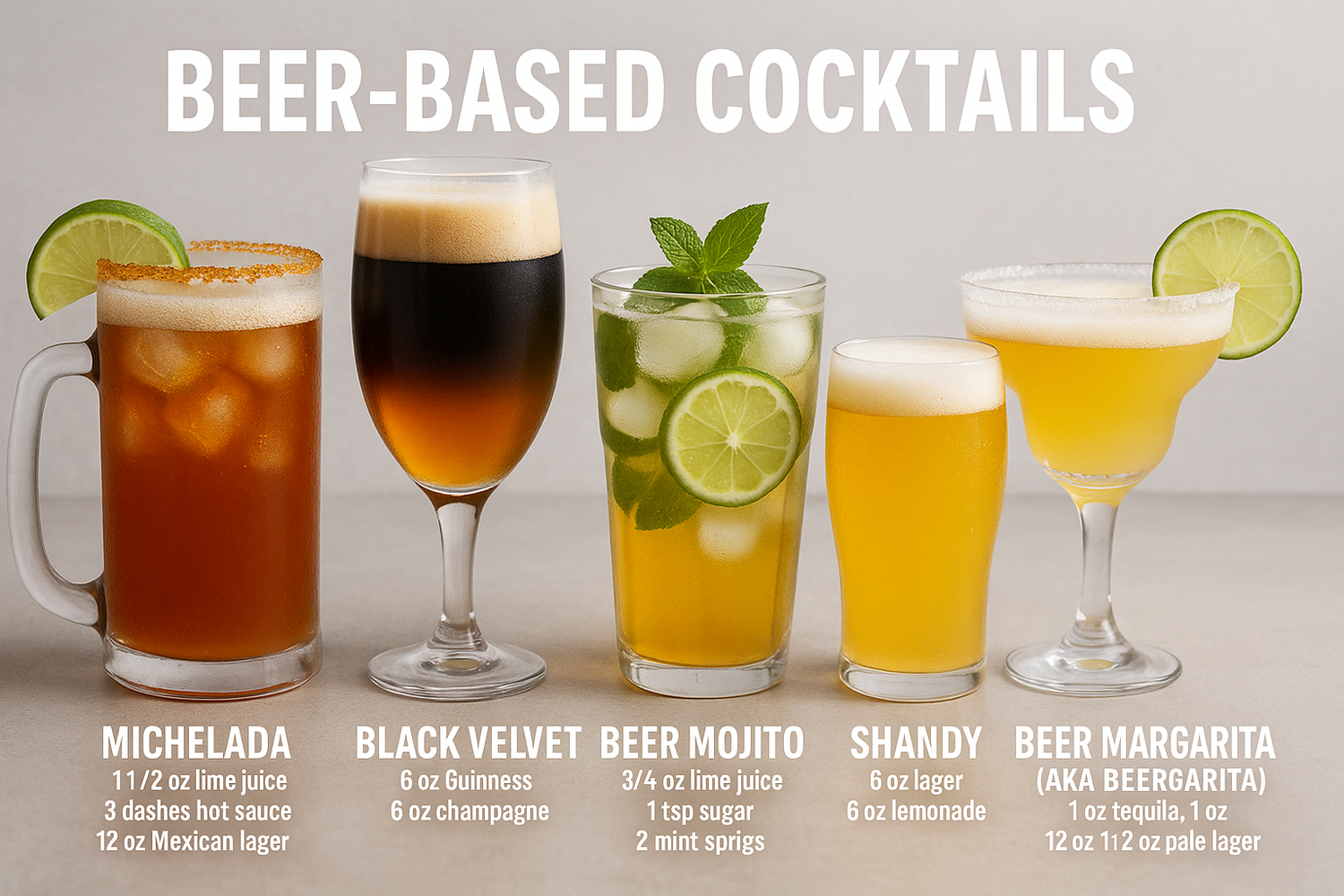 Beer Cocktails to Try this weekend