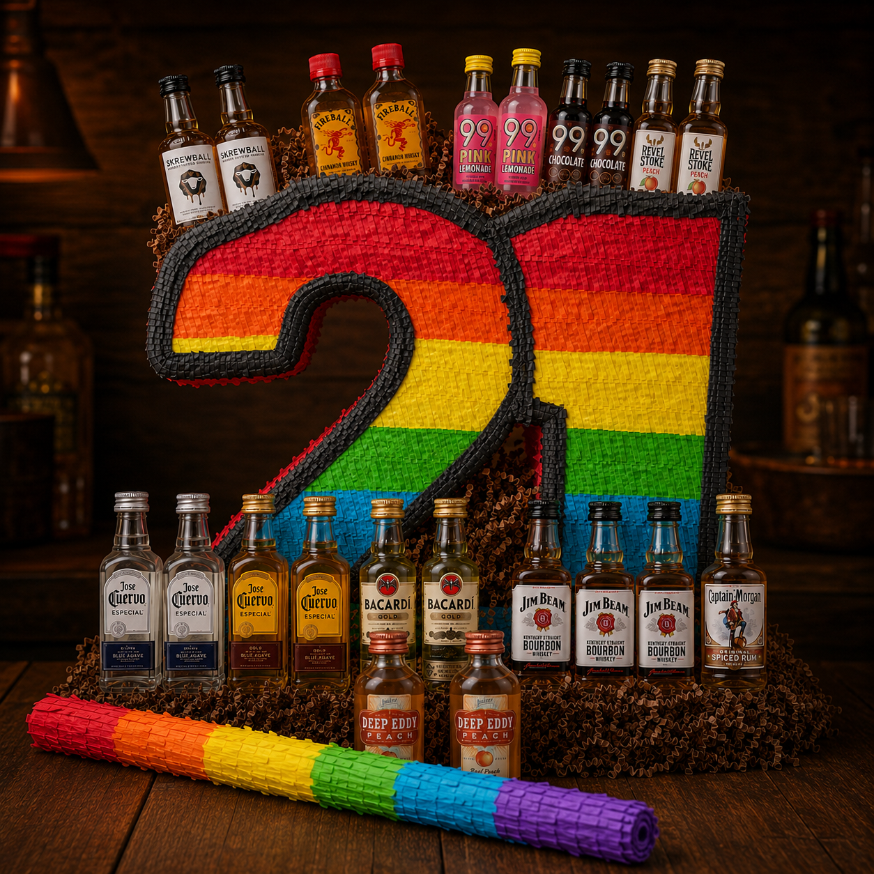 21st Birthday Gift - Boozy Pinata