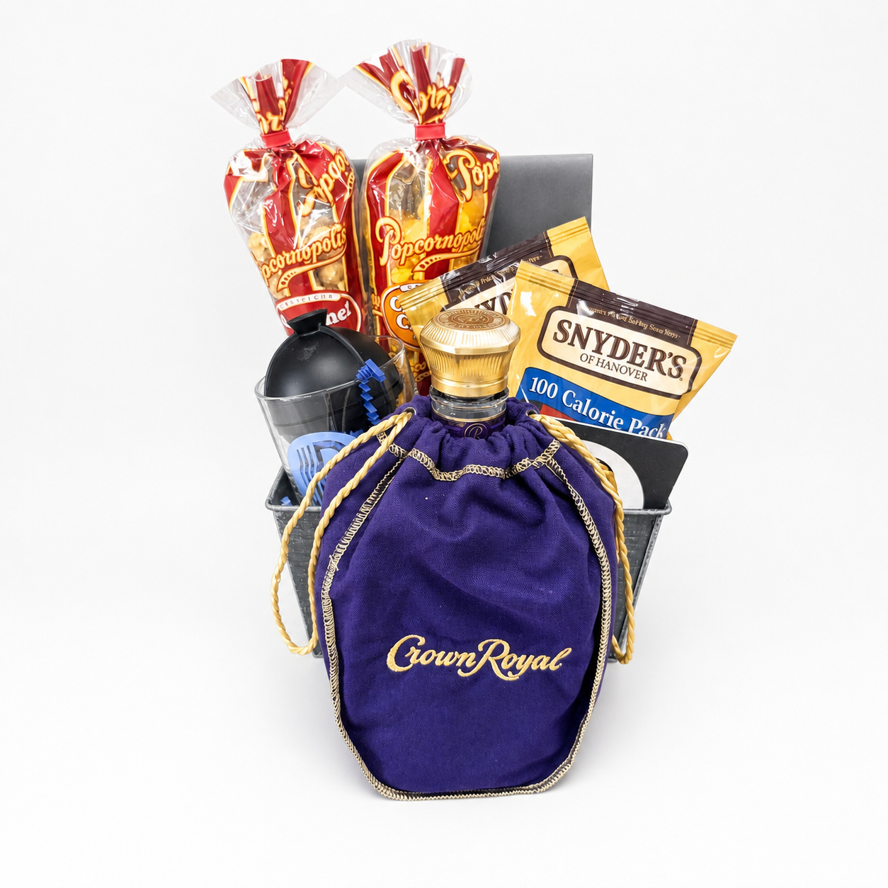 Crown Royal Canadian Whiskey Gift Basket | The BroBasket