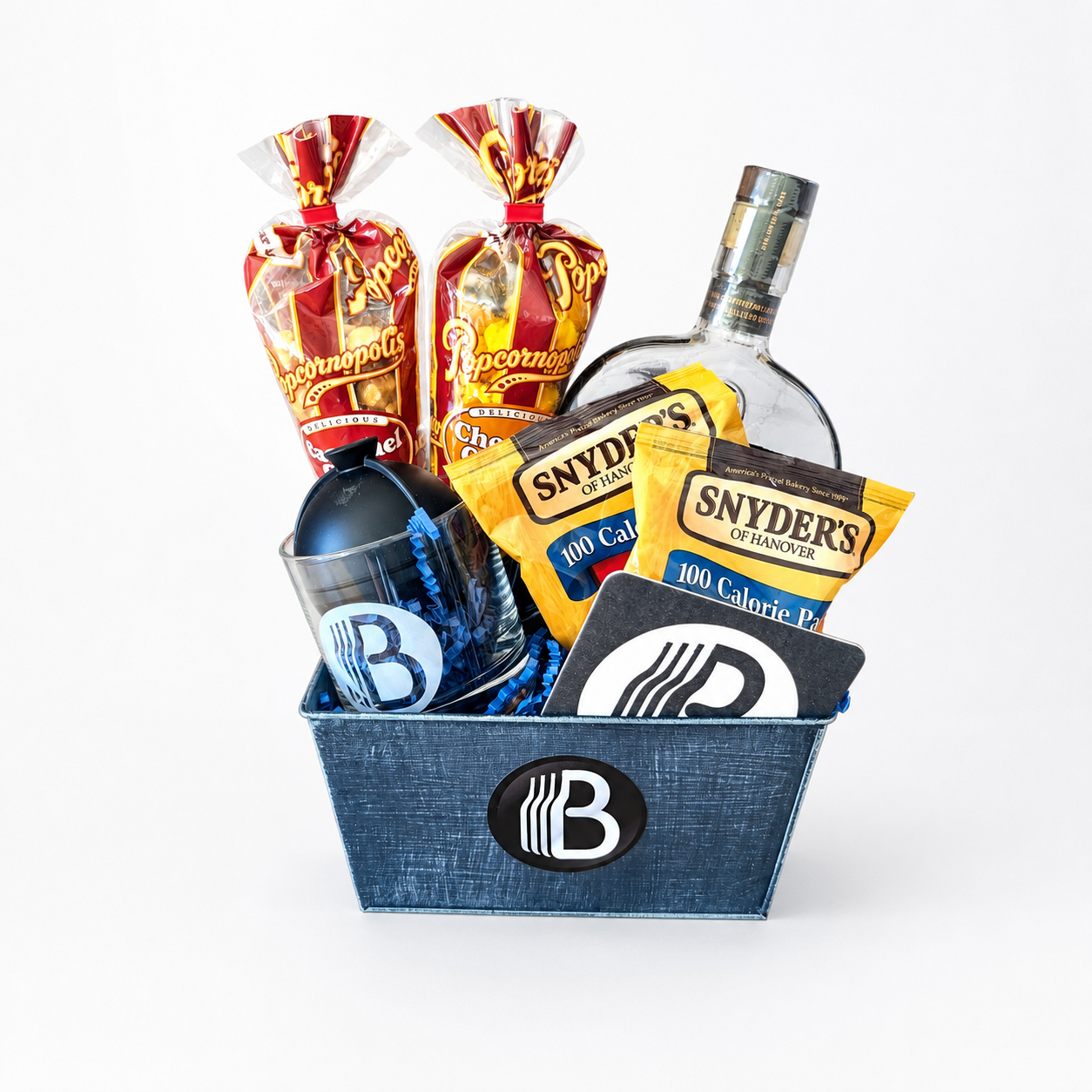 Woodford Reserve Bourbon Whiskey Gift Basket for Him | The BroBasket