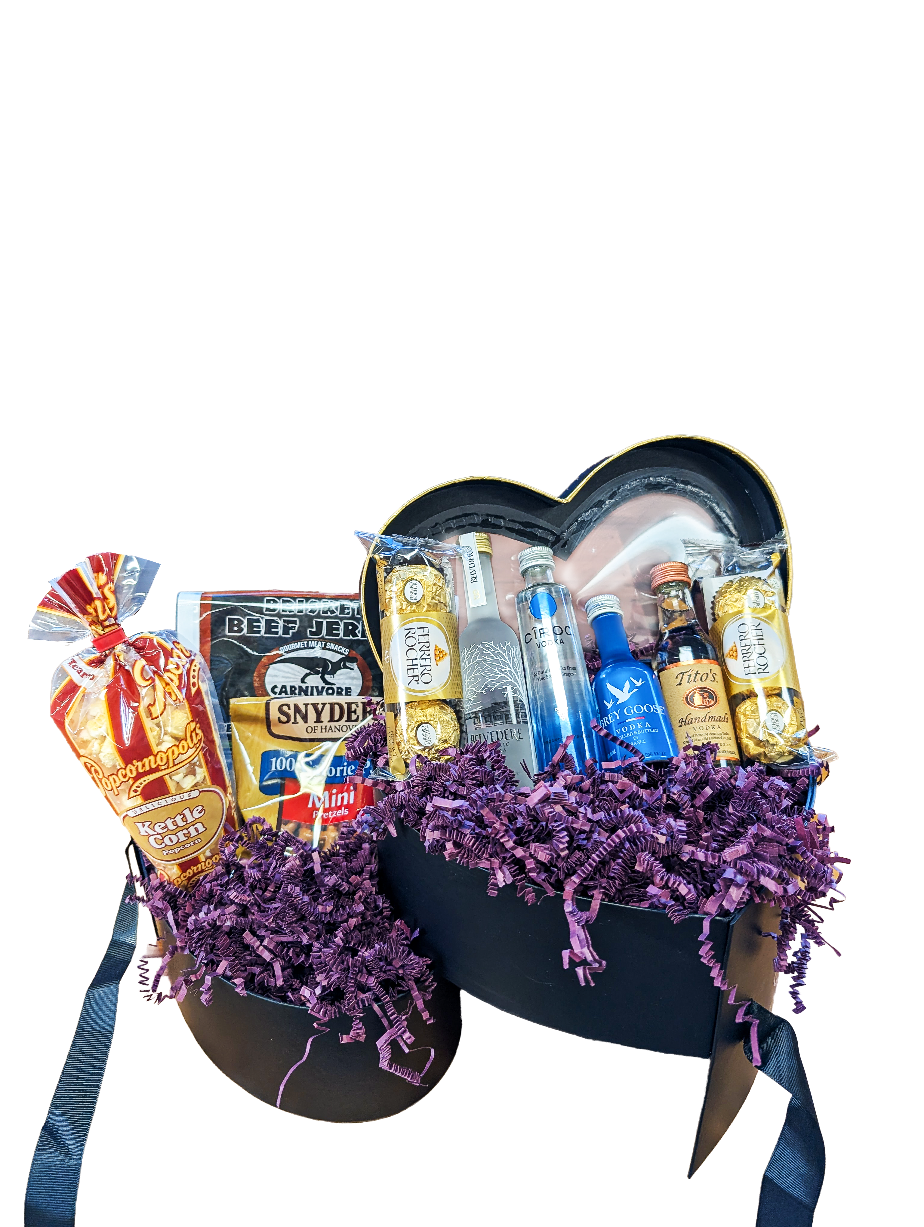 Black Vodka Heart - Valentine's Day Gift