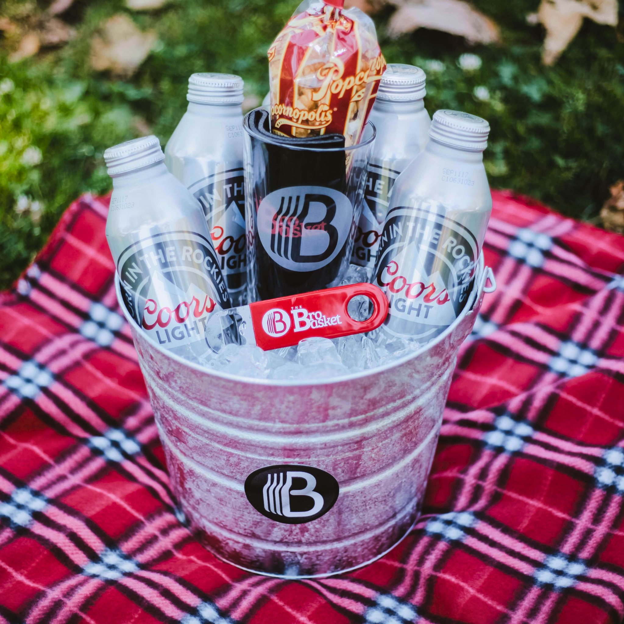 Bucket of Beer Gift Basket