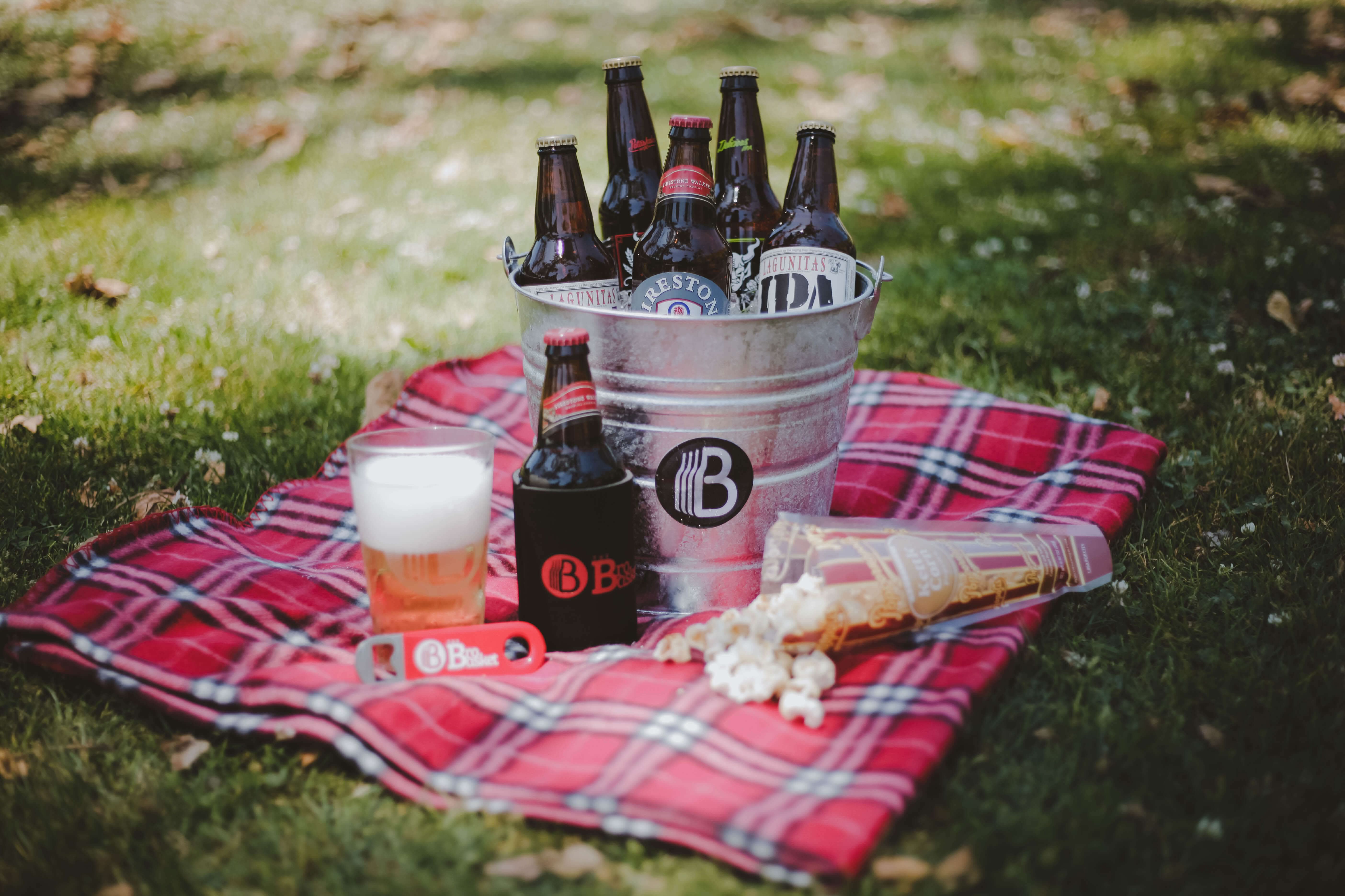Craft Beer Sampler Bucket Gift Basket