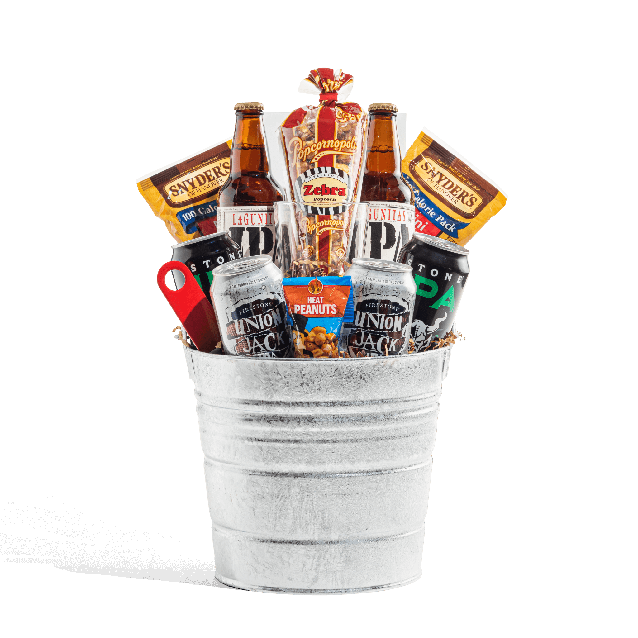 Craft Beer Sampler Bucket Gift Basket
