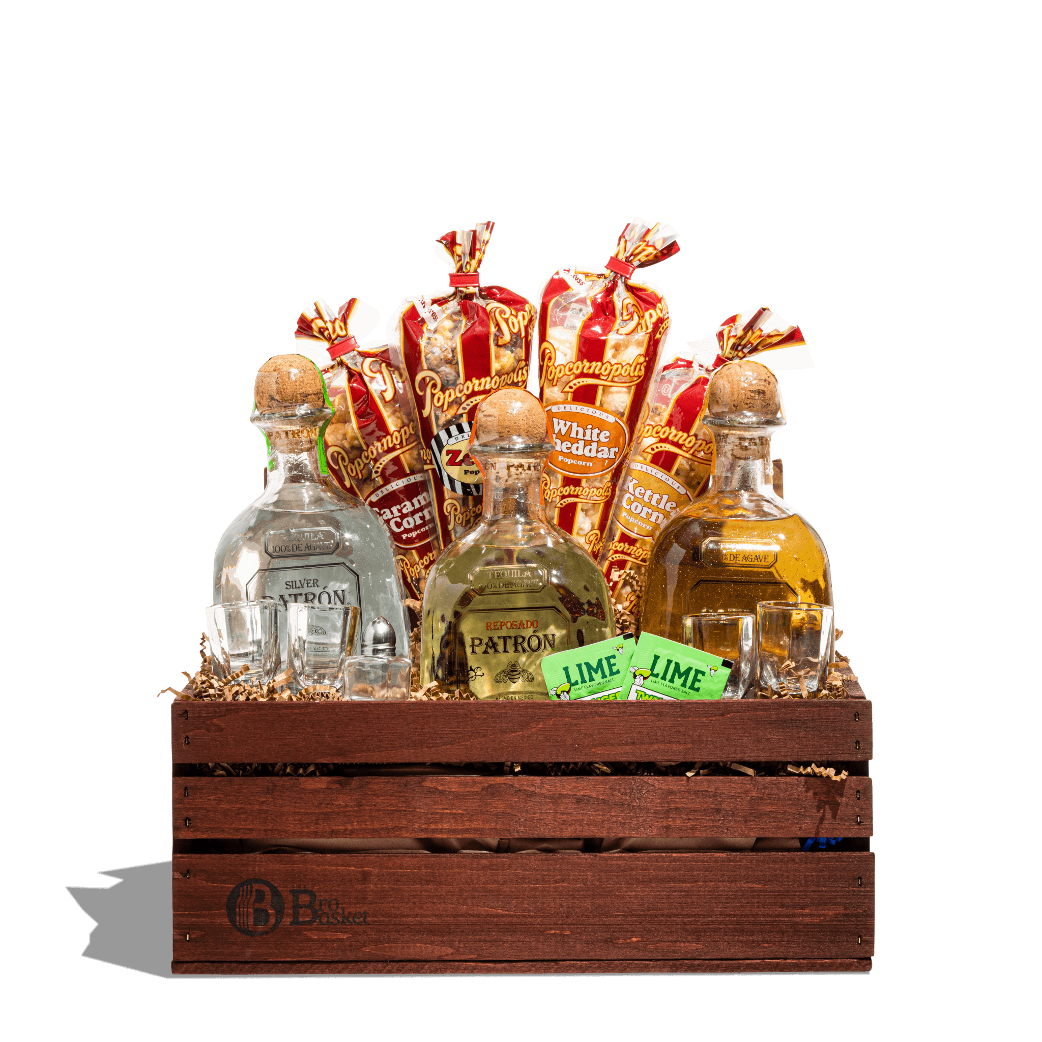El Jefe - Patron Tequila Sampler Gift Basket