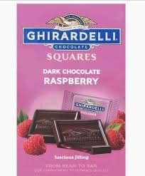 Ghirardelli Squares Raspberry Dark Chocolate