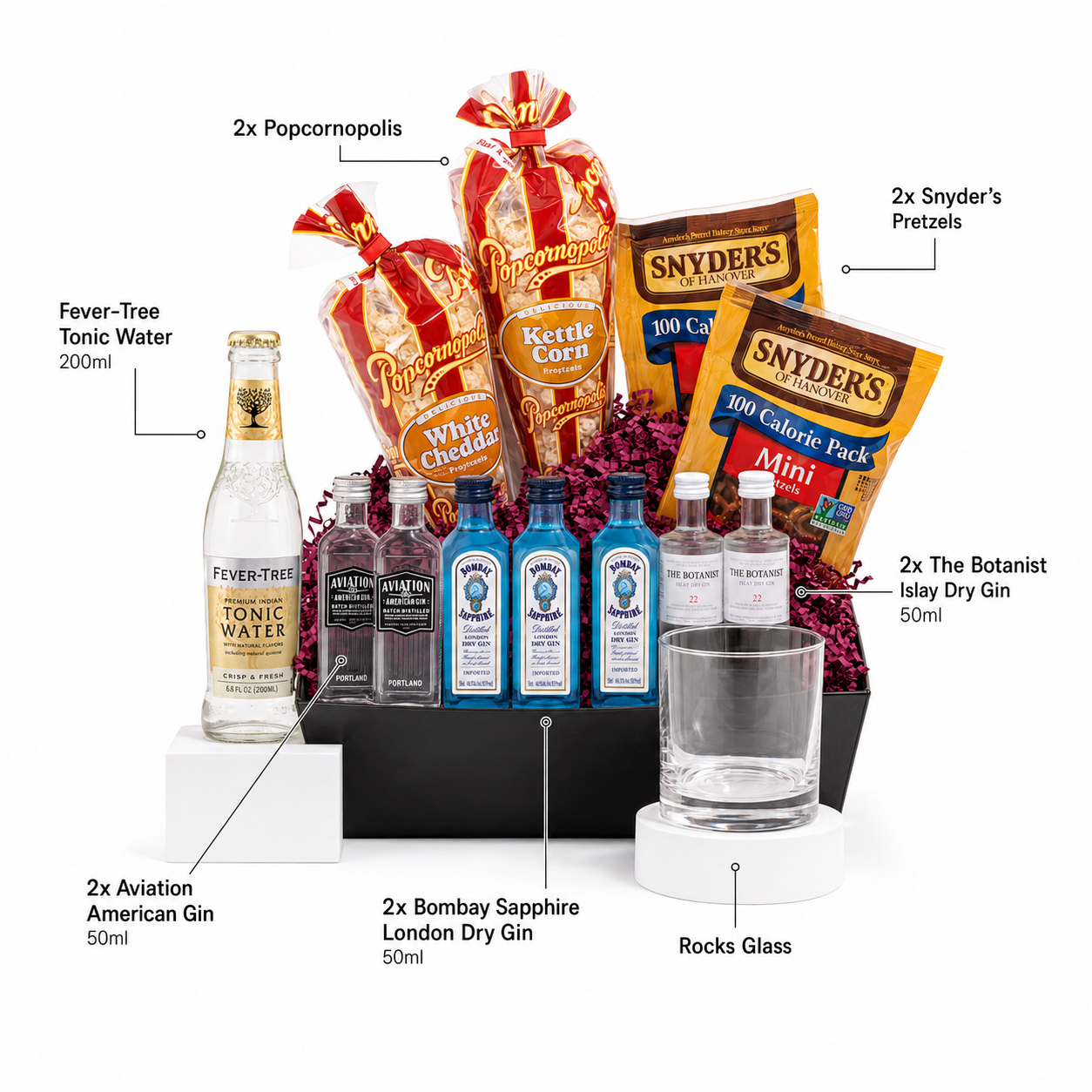The Gin Sampler Gift Basket