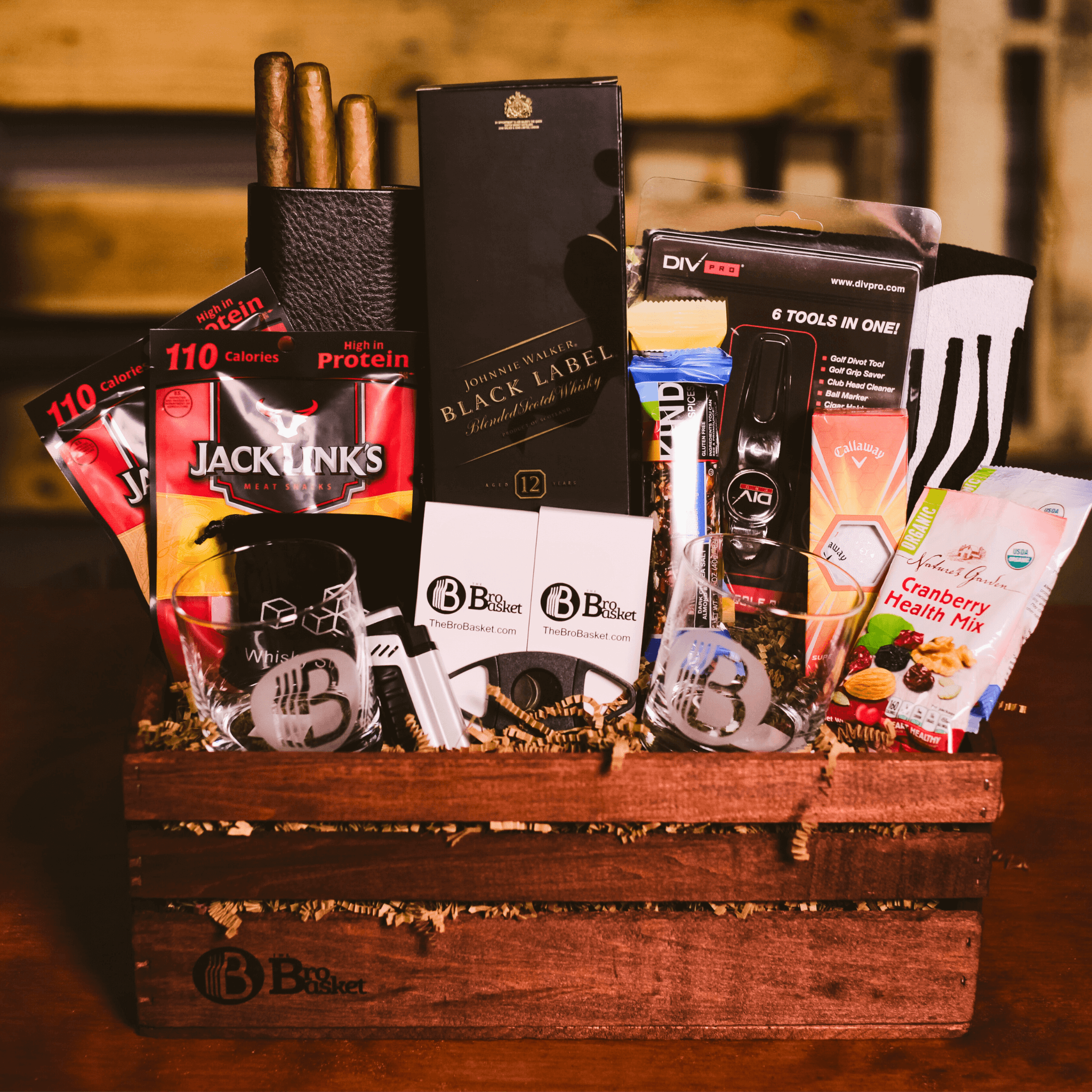 Golfers Delight Golf Gift Basket