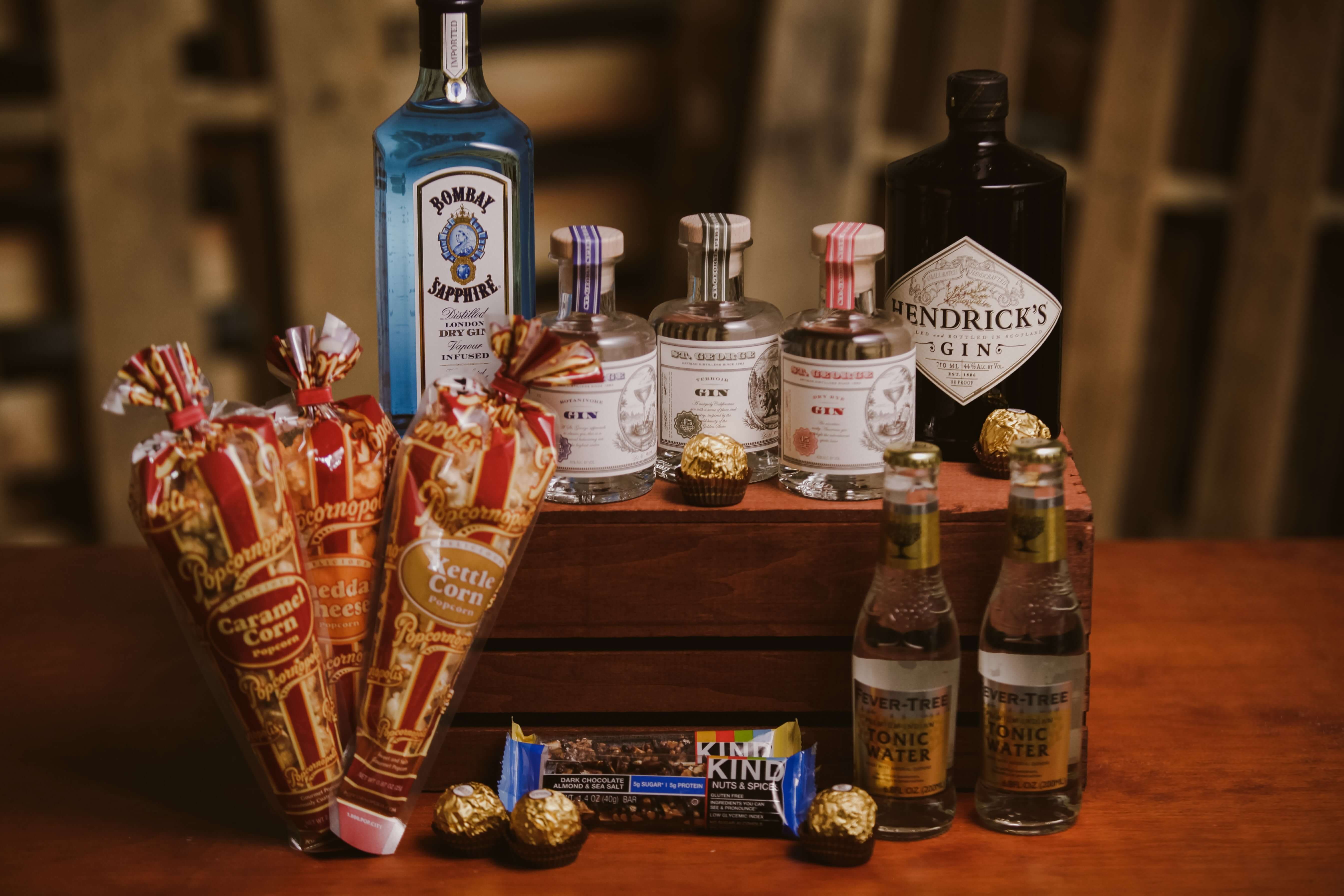 A Gin and Tonic Dream Gift Basket