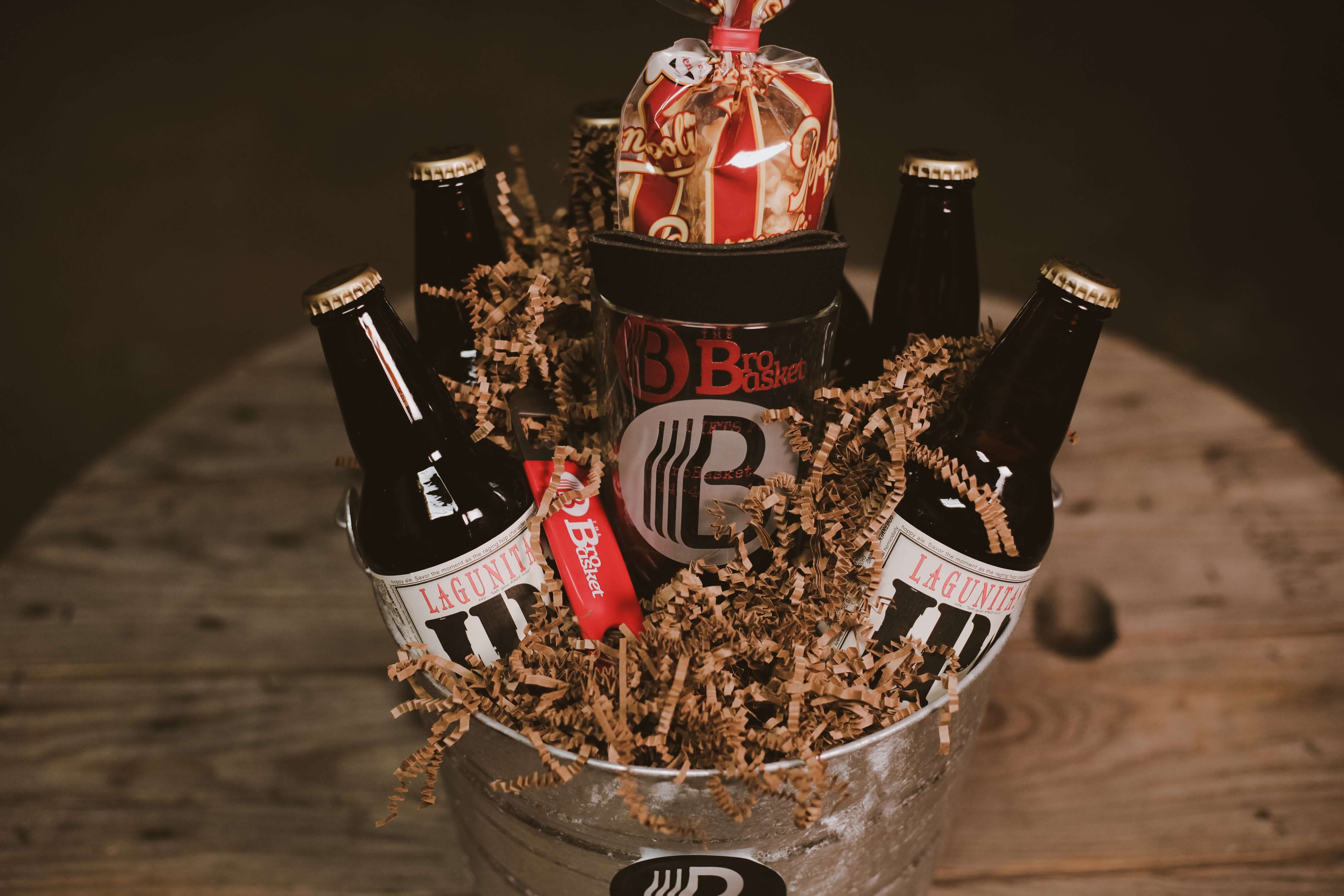 Craft Beer Bucket Gift Basket