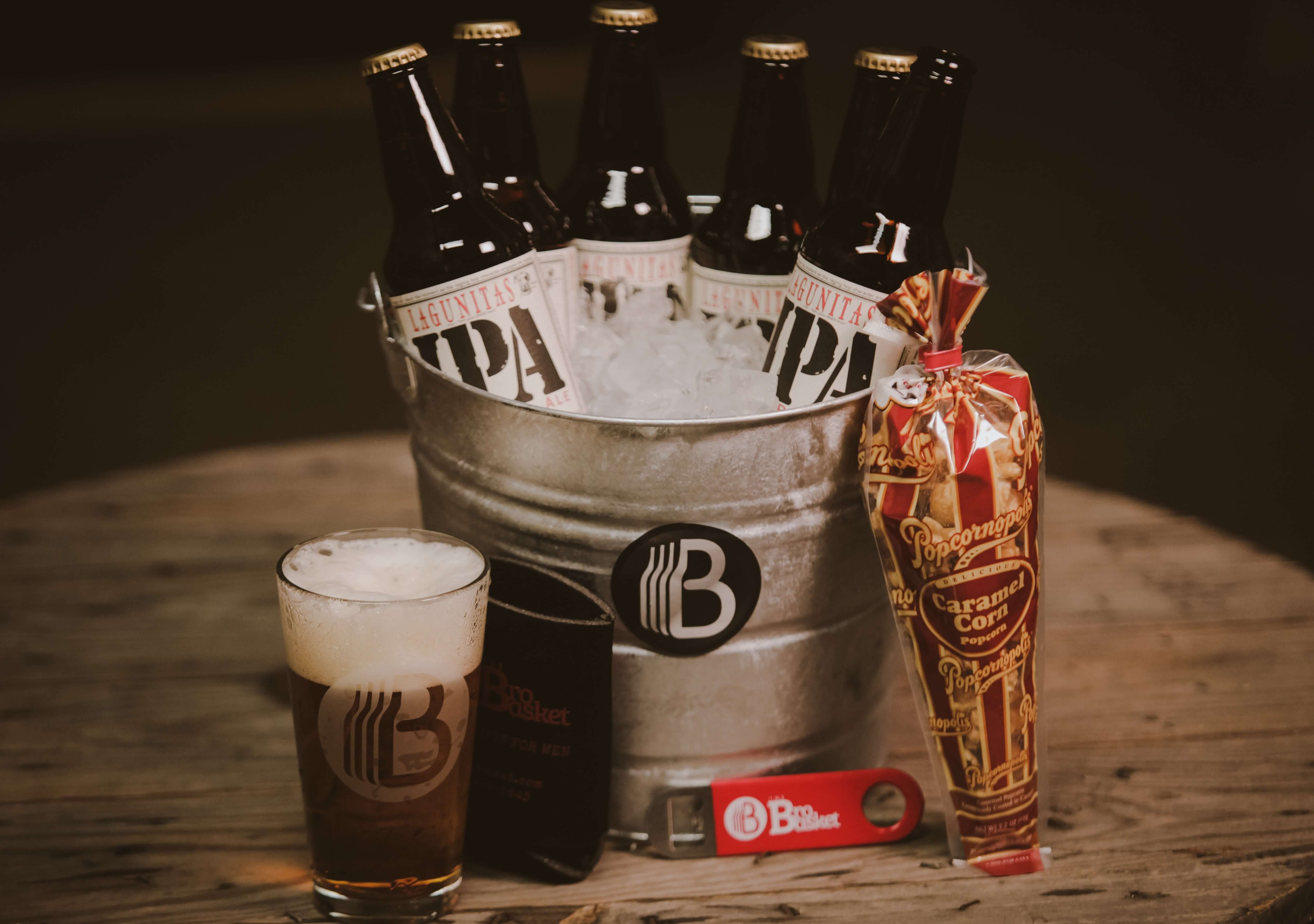 Craft Beer Bucket Gift Basket