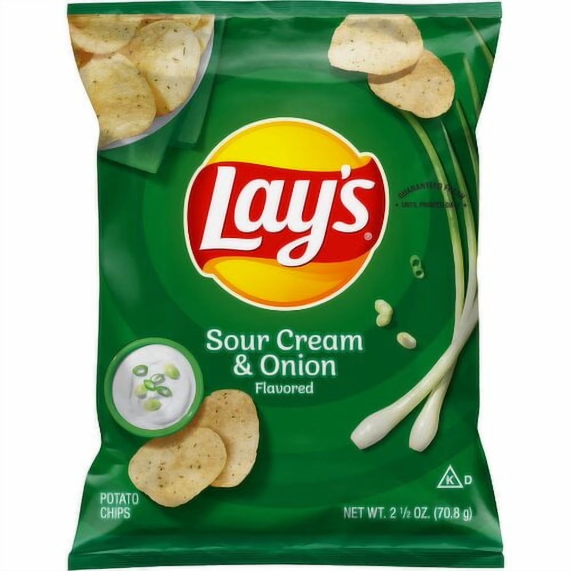 Lays Sour Cream & Onion Chips 2.5oz