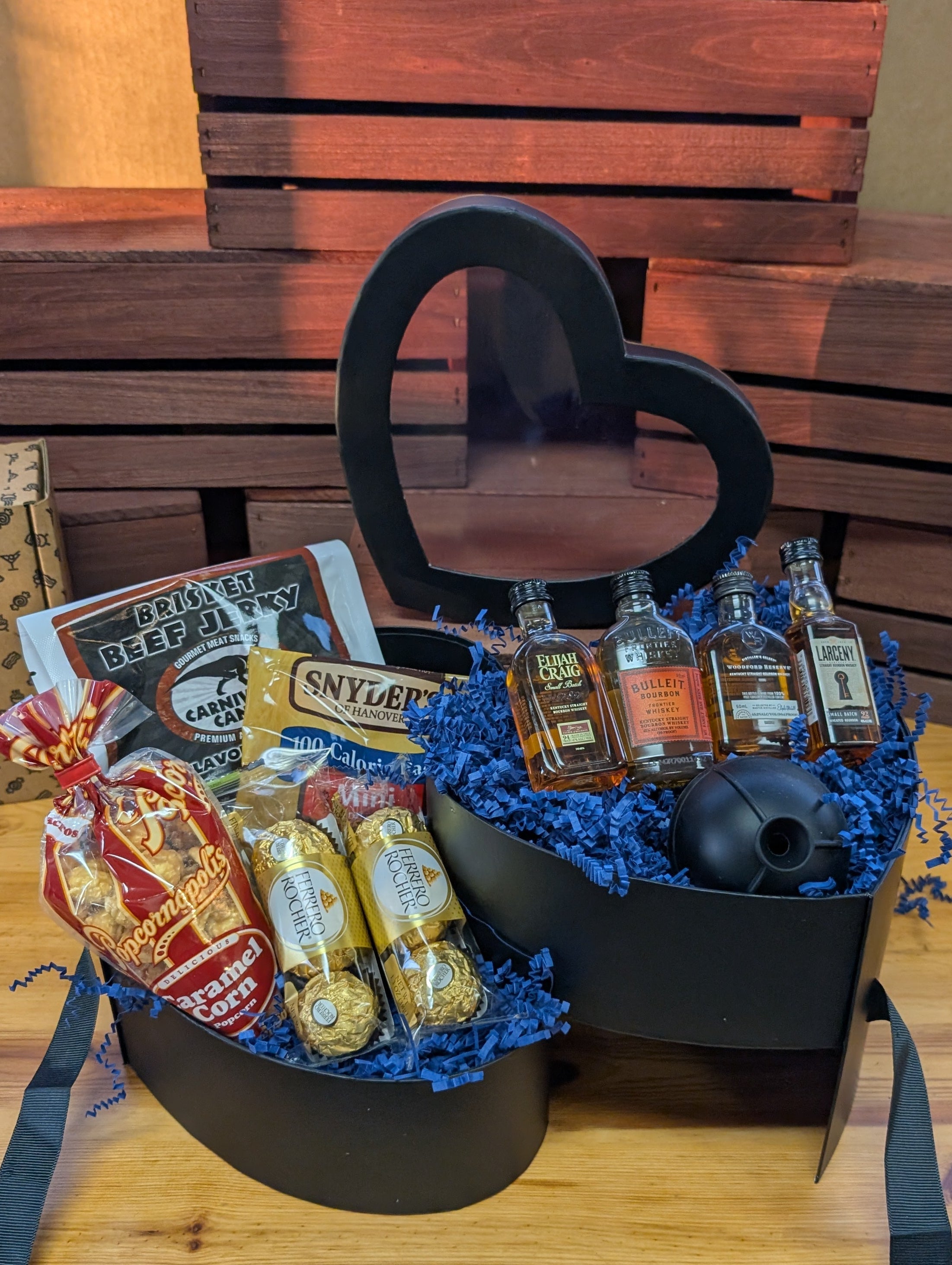 Black Whiskey Heart - Valentine's Day Gift for Men