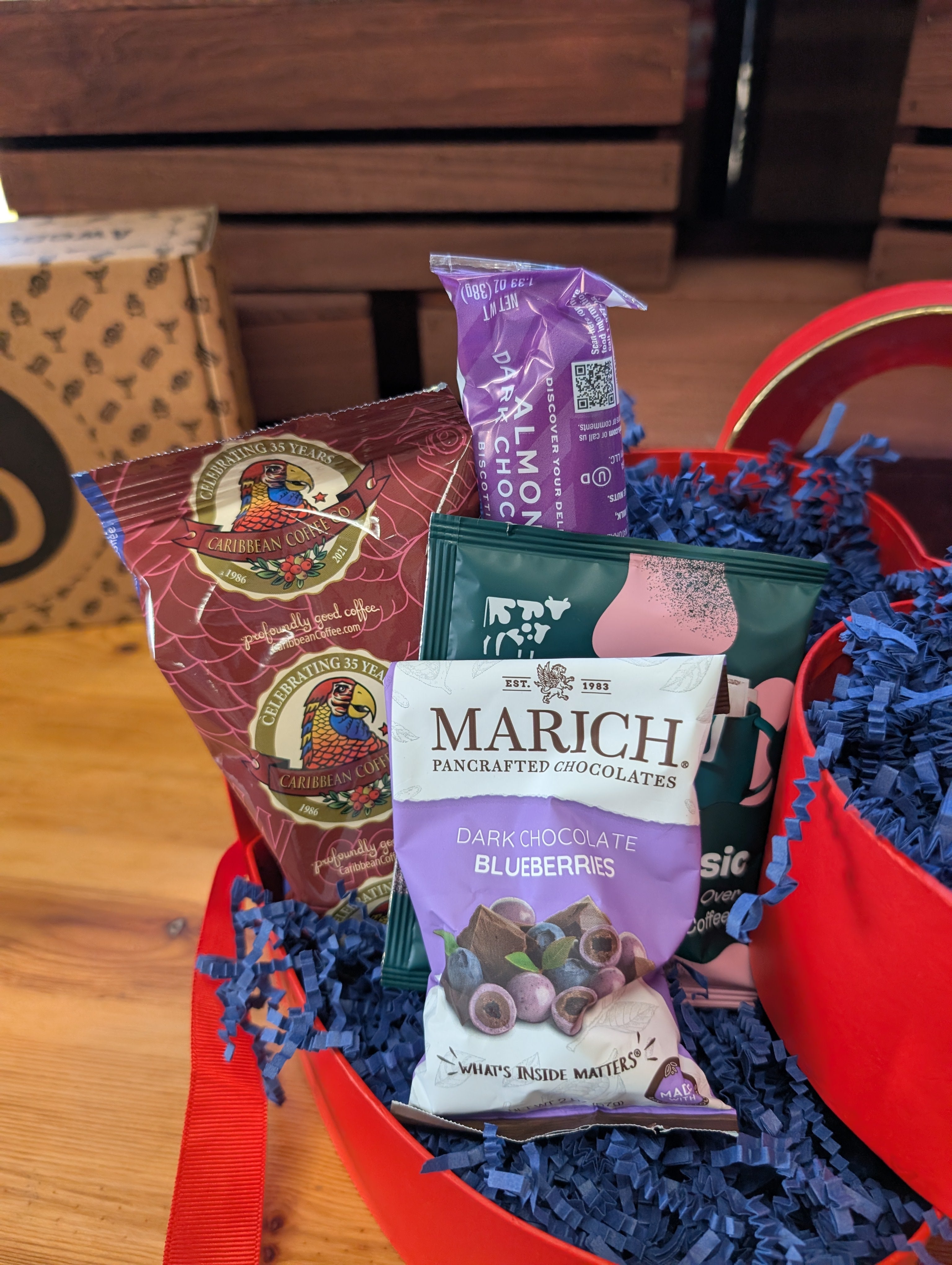 Boozy Coffee Heart - Valentine's Day Gift Basket for Men