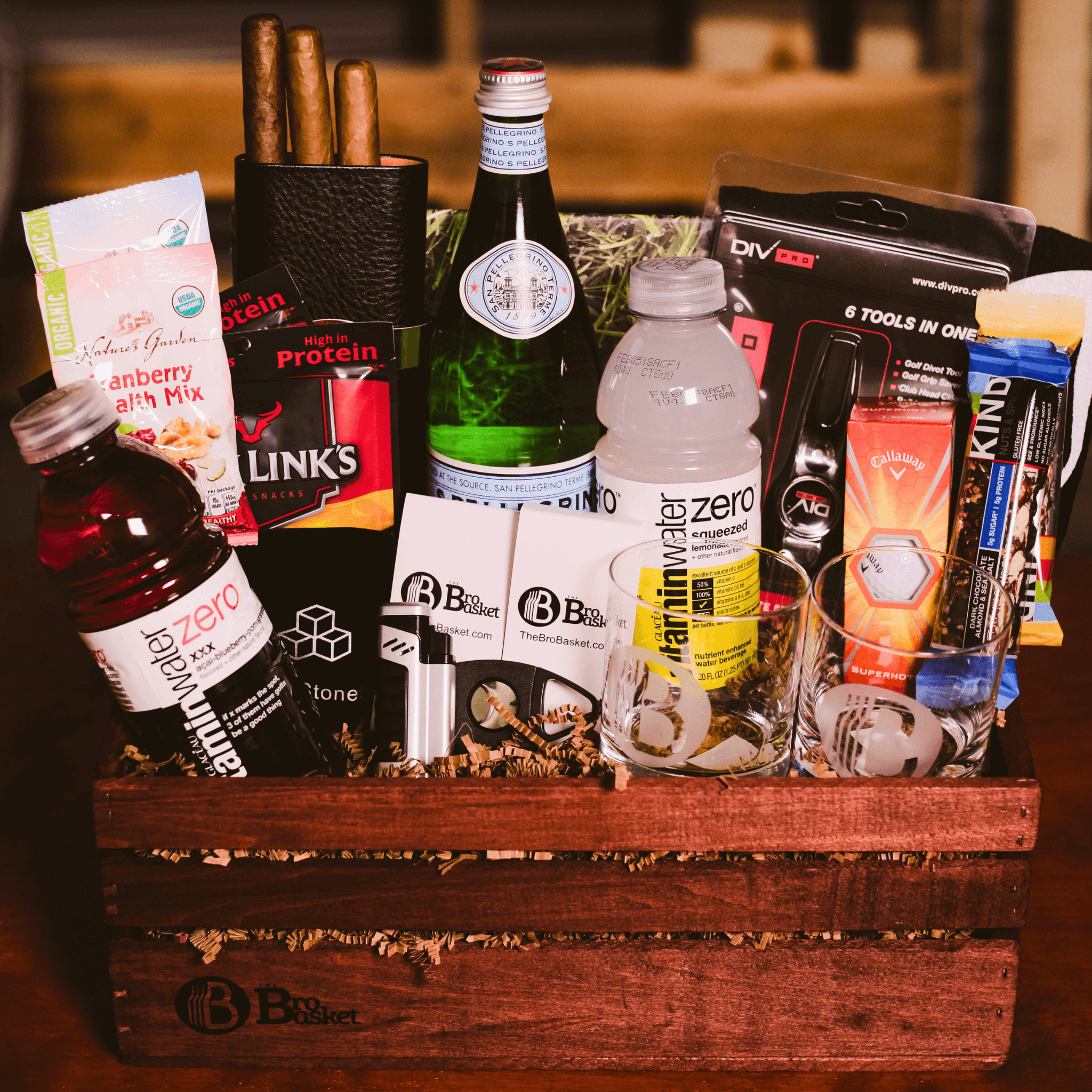 Serious Golfer Gift Basket