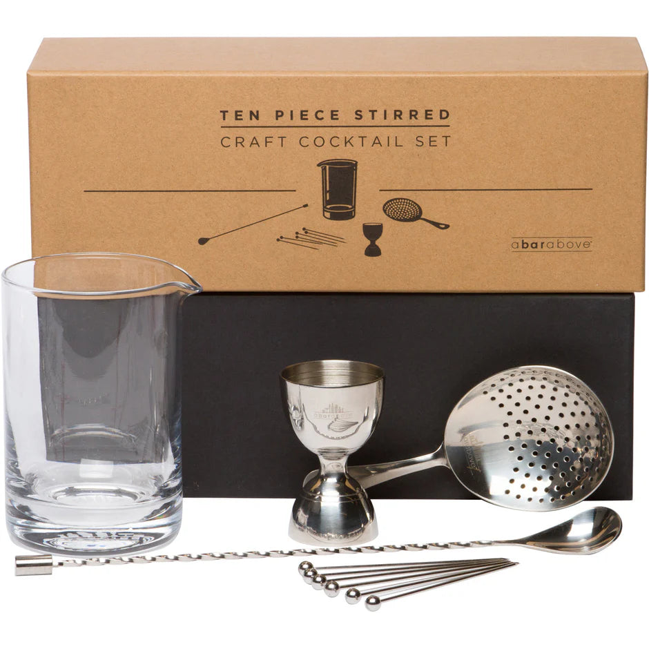 Stired not Shaken 10-piece A Bar Above Cocktail Set