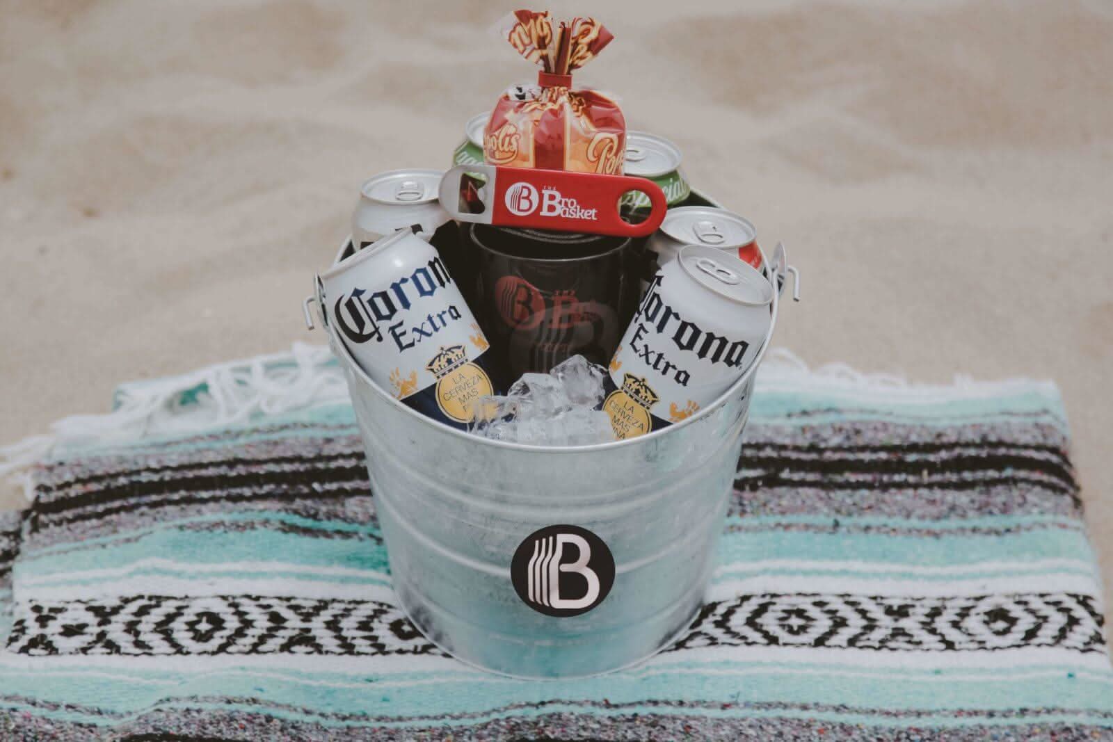 Viva la Mexico Beer Bucket Gift Basket