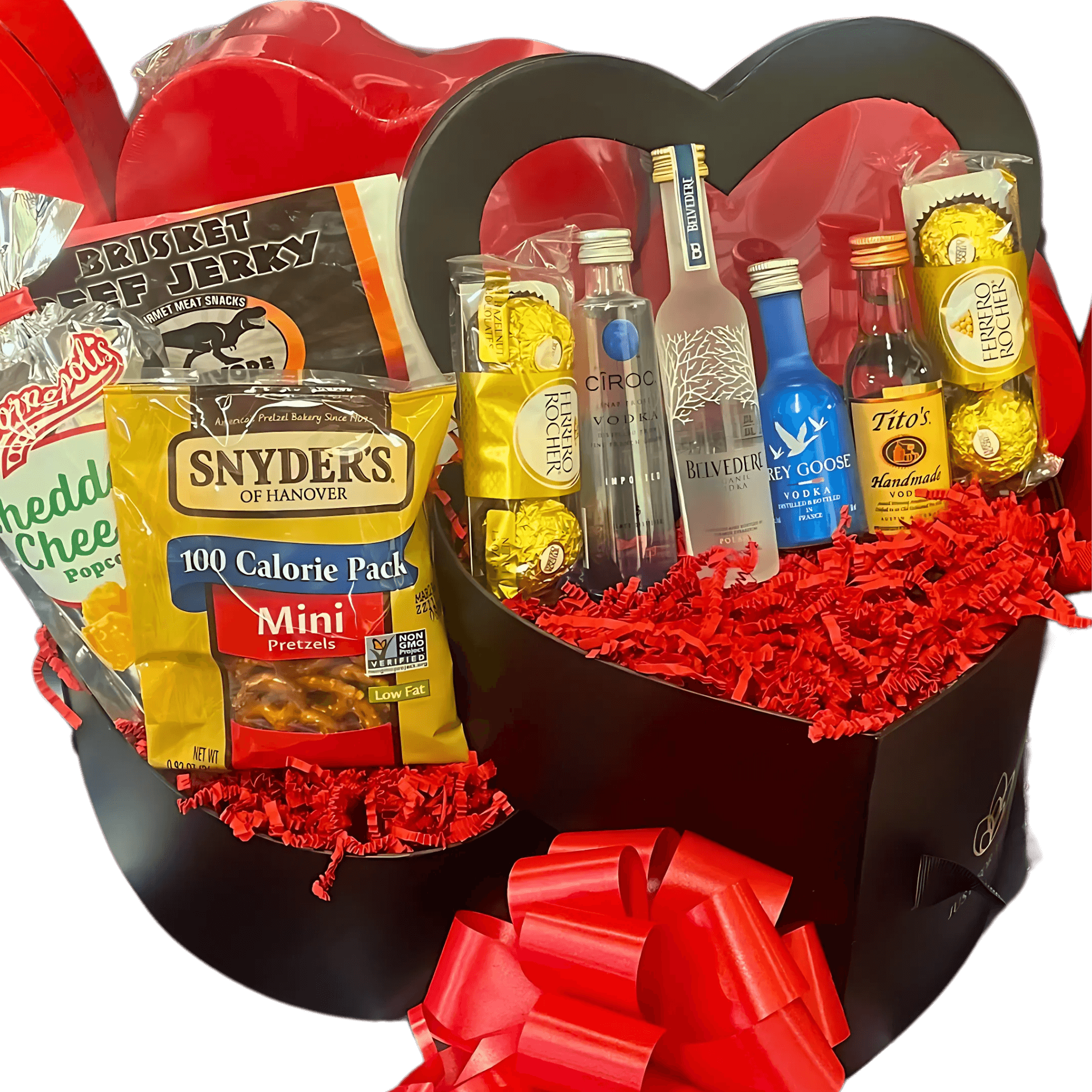 Black Vodka Heart - Valentine's Day Gift