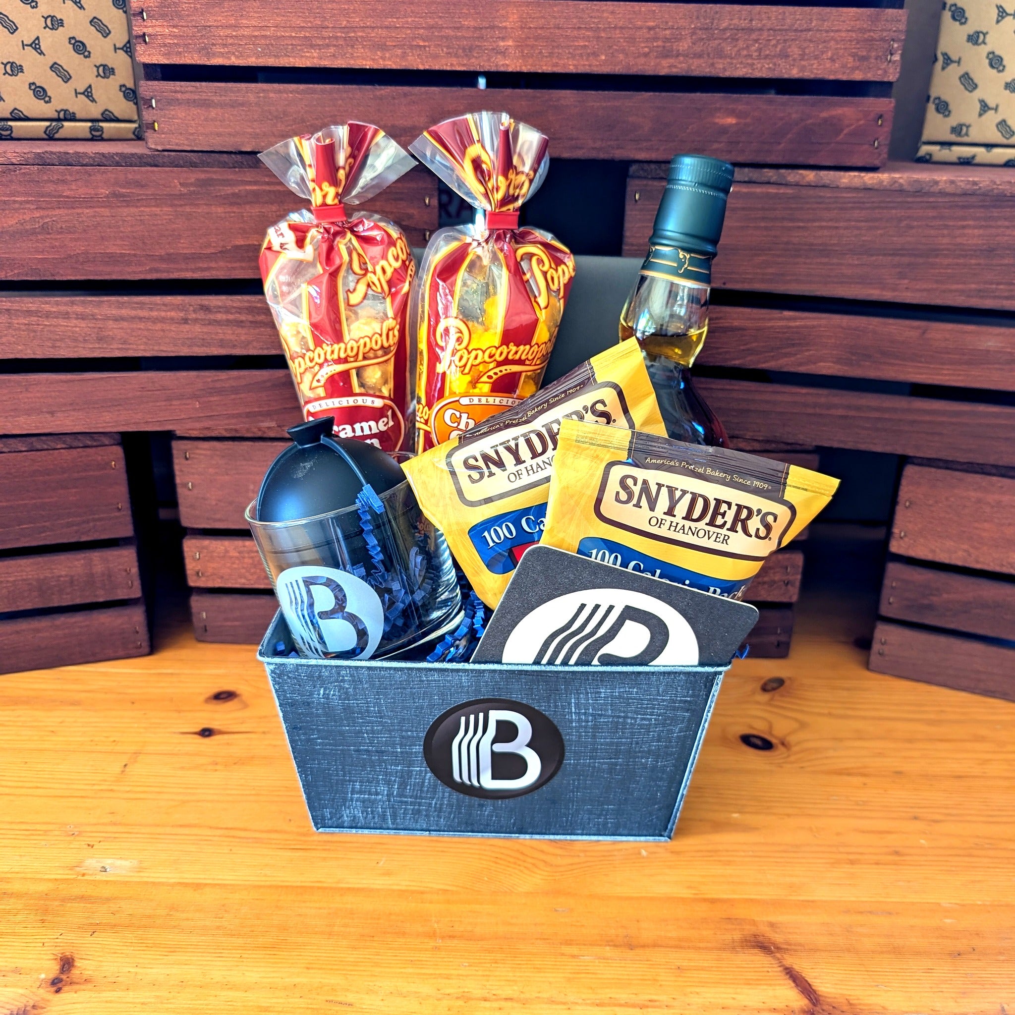 Buffalo Trace Bourbon Gift Basket for Him | The BroBasket