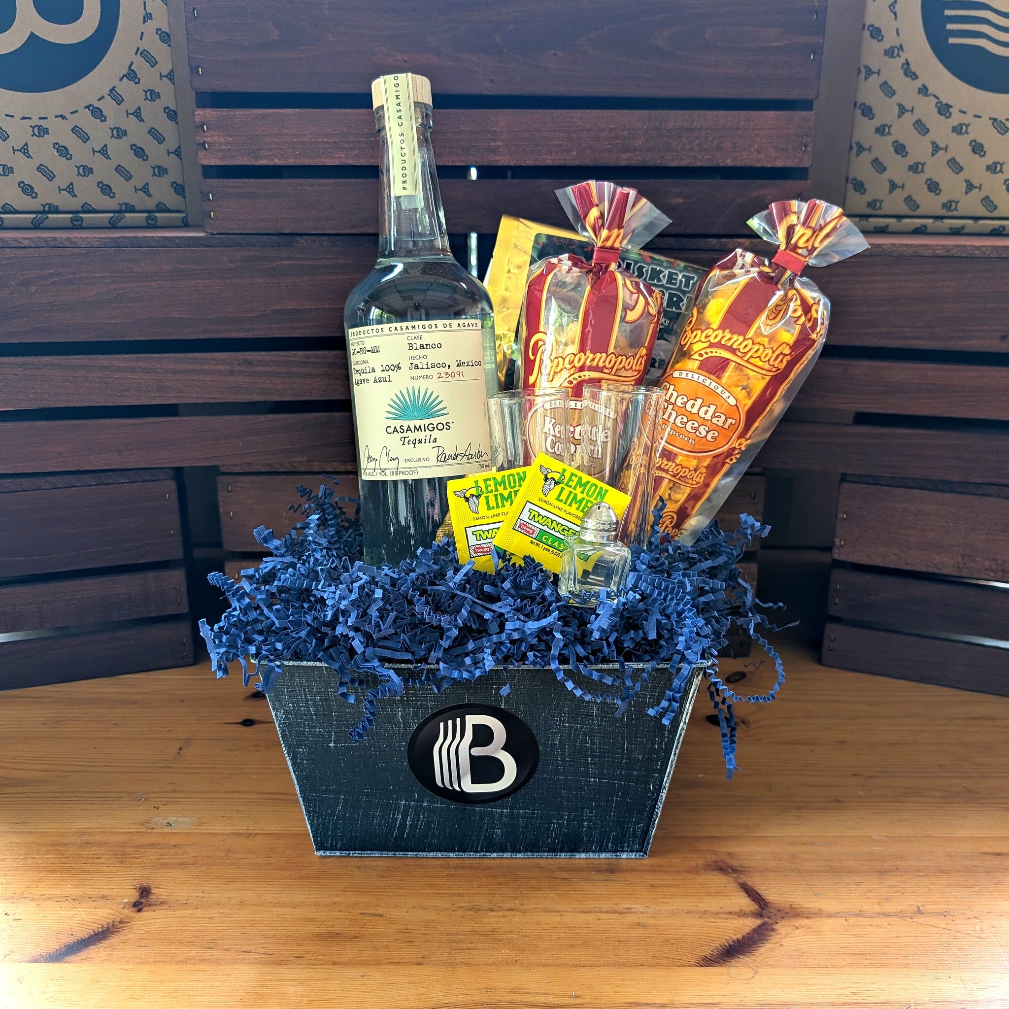 Casamigos Blanco Tequila Gift Basket | The BroBasket