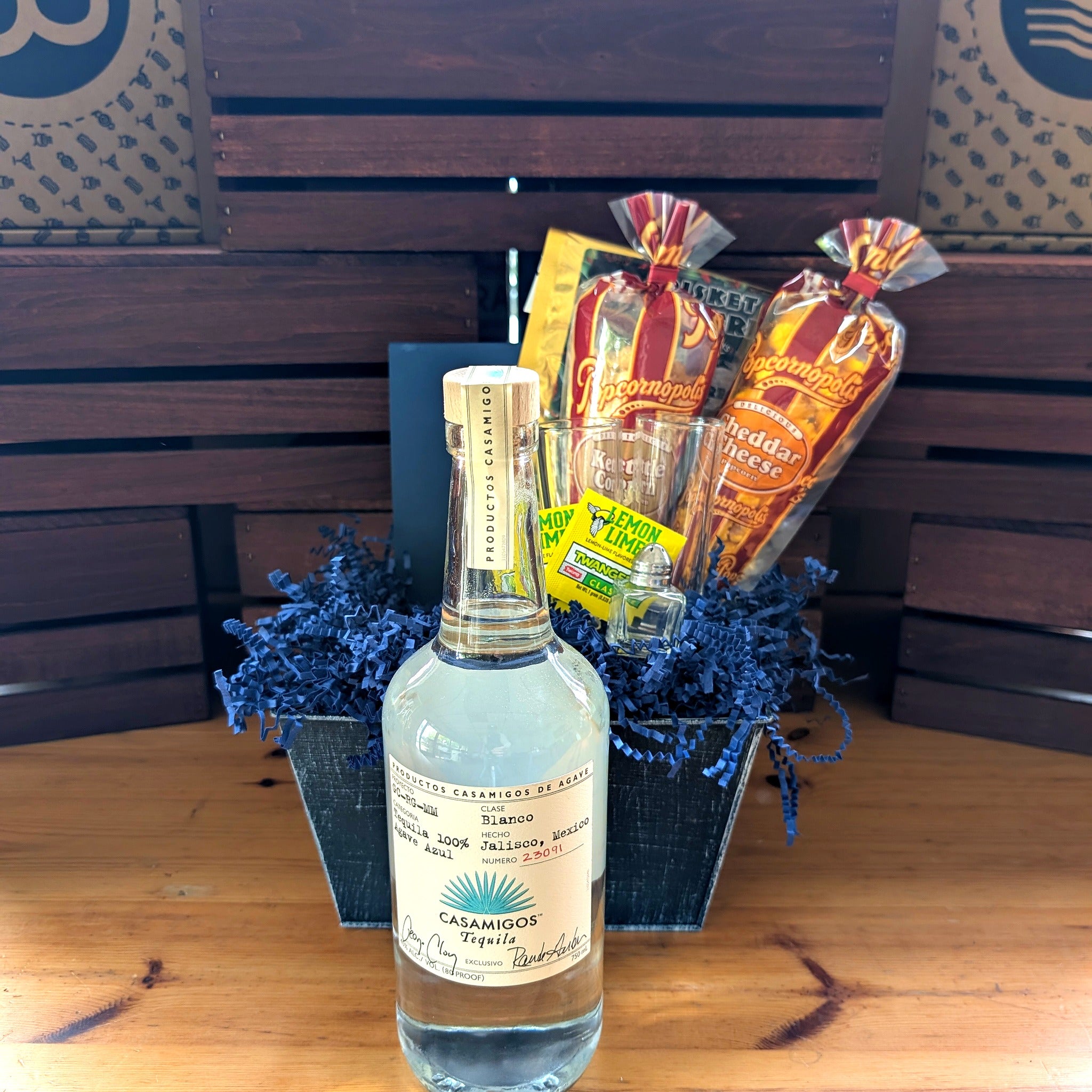 Casamigos Blanco Tequila Gift Basket | The BroBasket