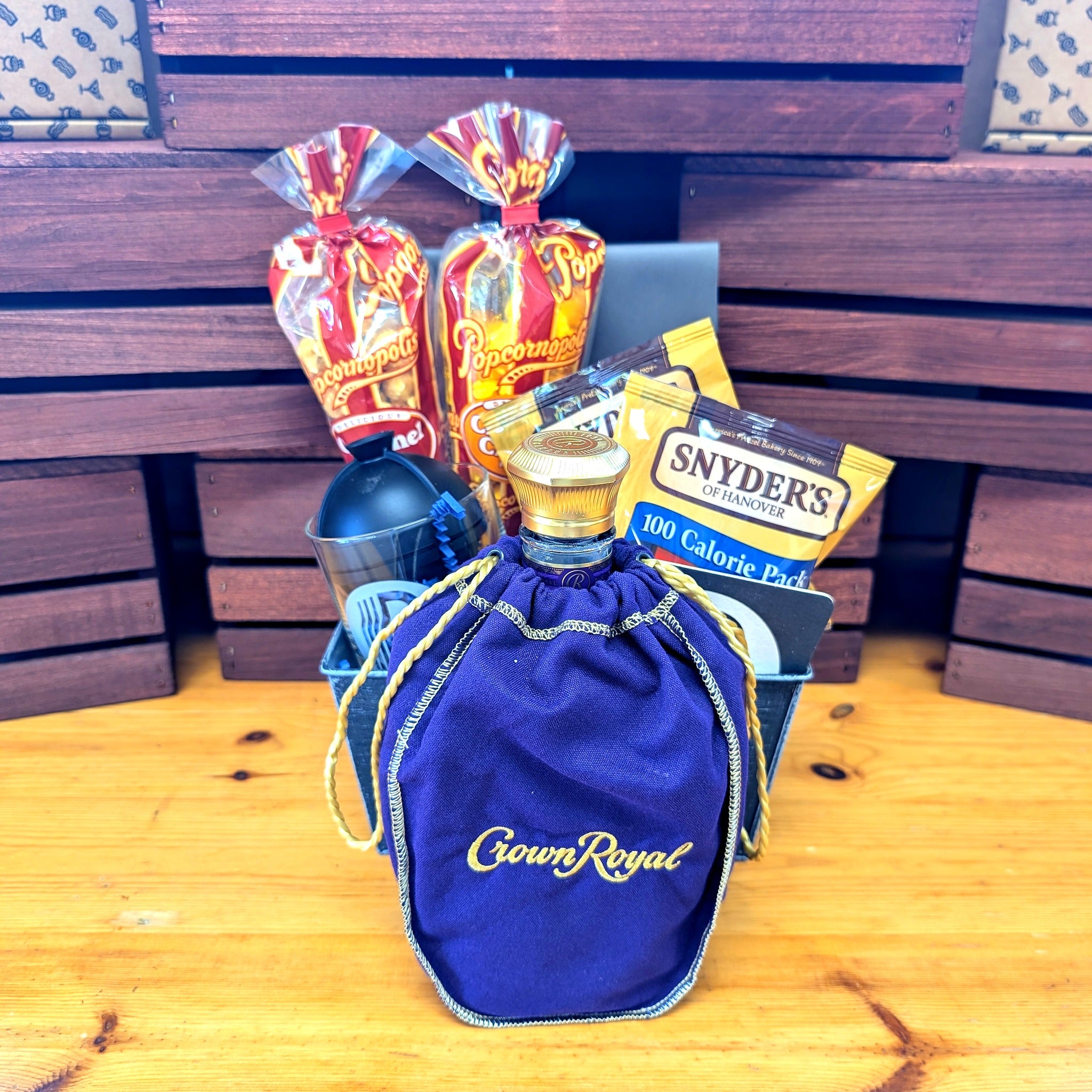 Crown Royal Canadian Whiskey Gift Basket | The BroBasket