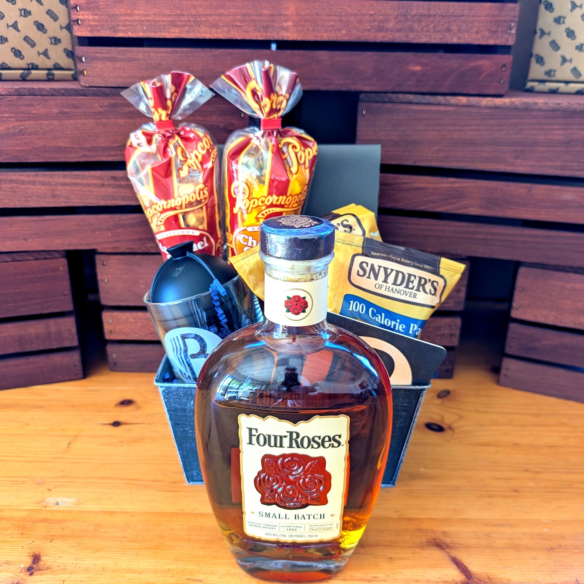 Four Roses Small Batch Select Bourbon Whiskey Gift Set for Him | The BroBasket