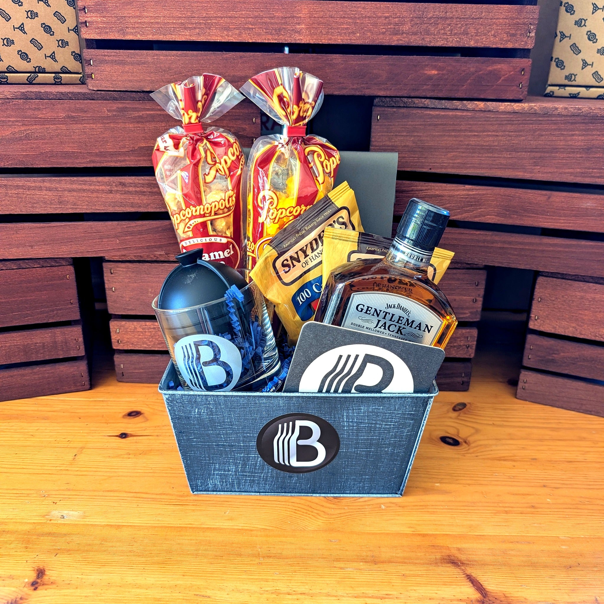 Jack Daniel's Gentlemen Jack Bourbon Gift Set | The BroBasket