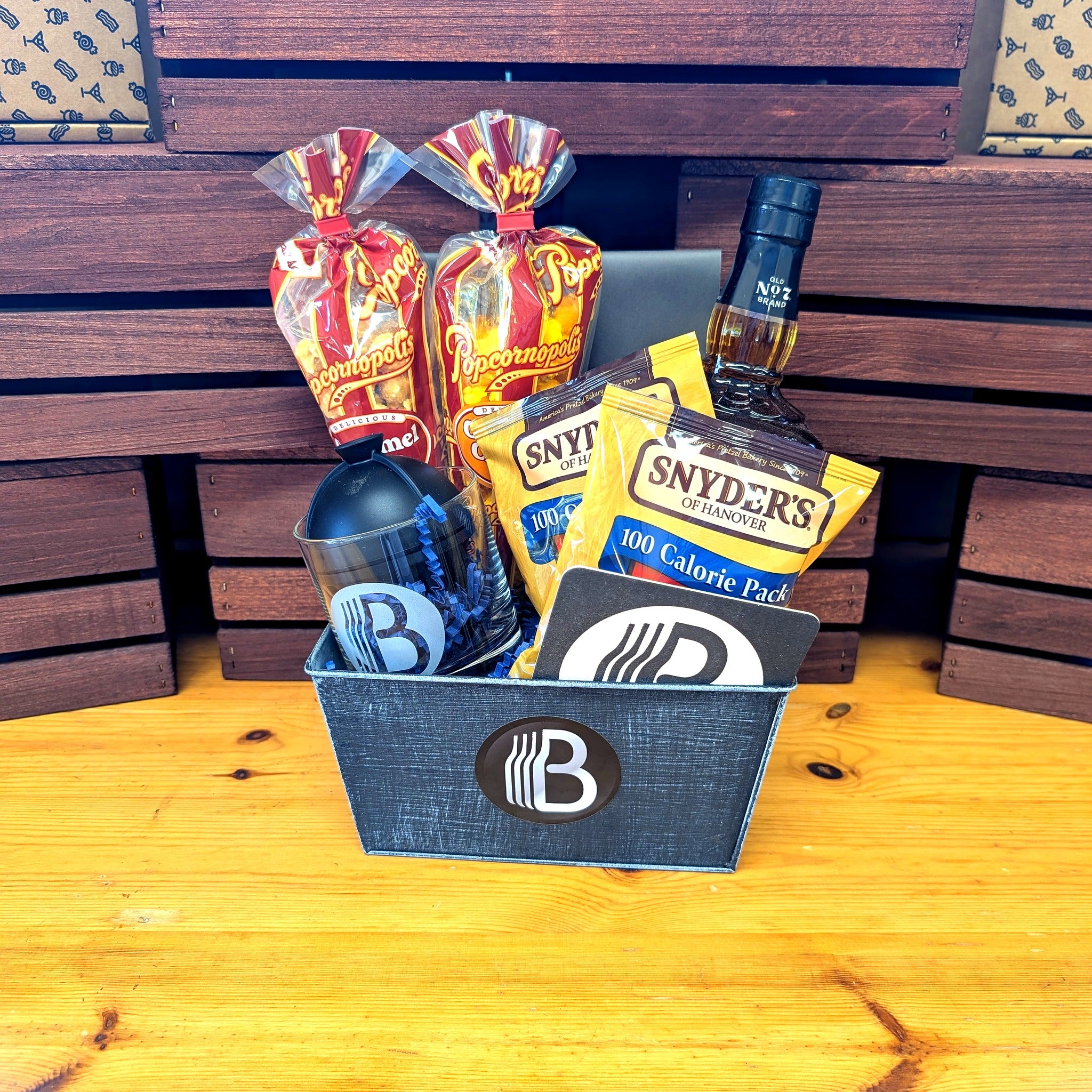 Jack Daniel's Whiskey Gift Basket | The BroBasket