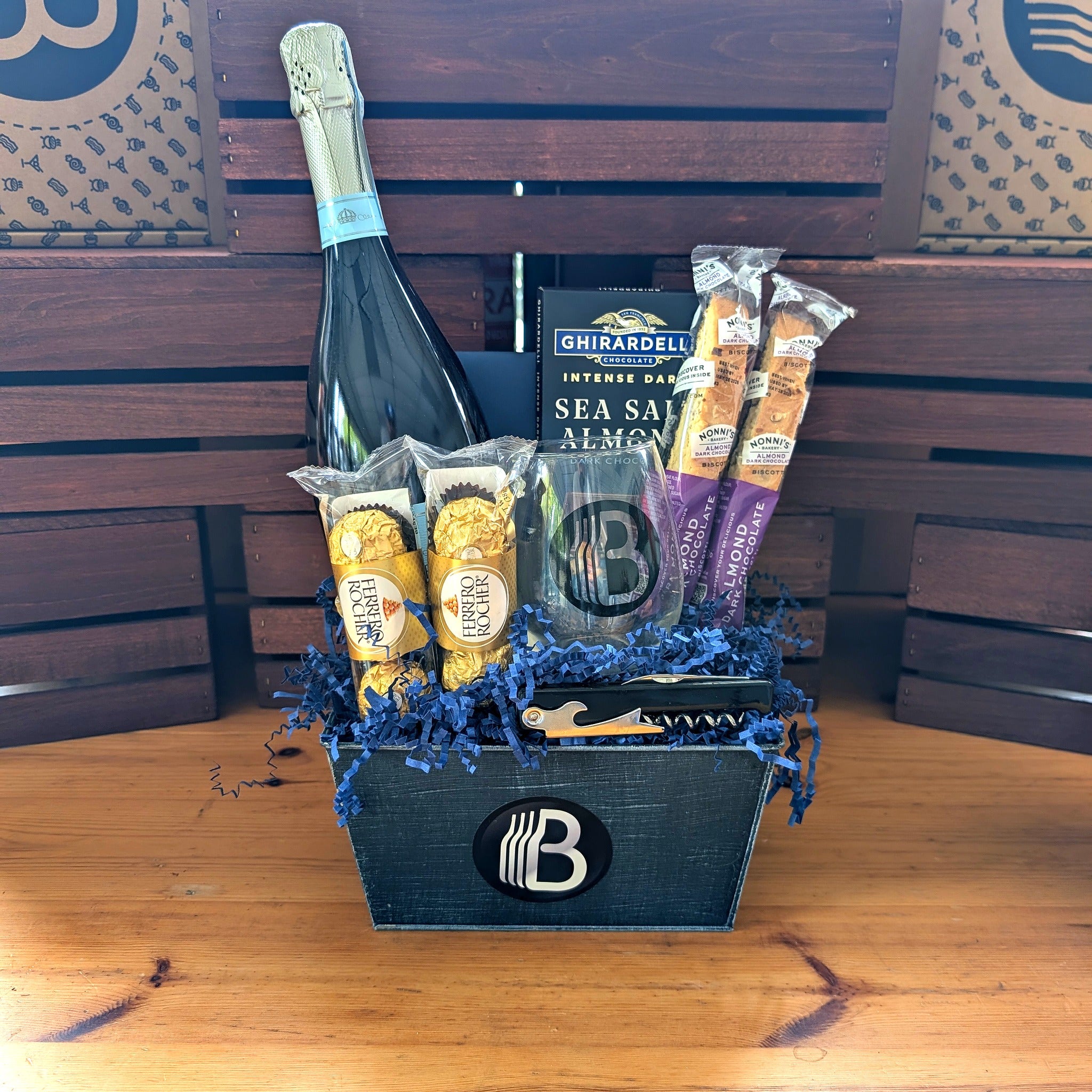 La Marca Prosecco Champagne Gift Basket | The BroBasket