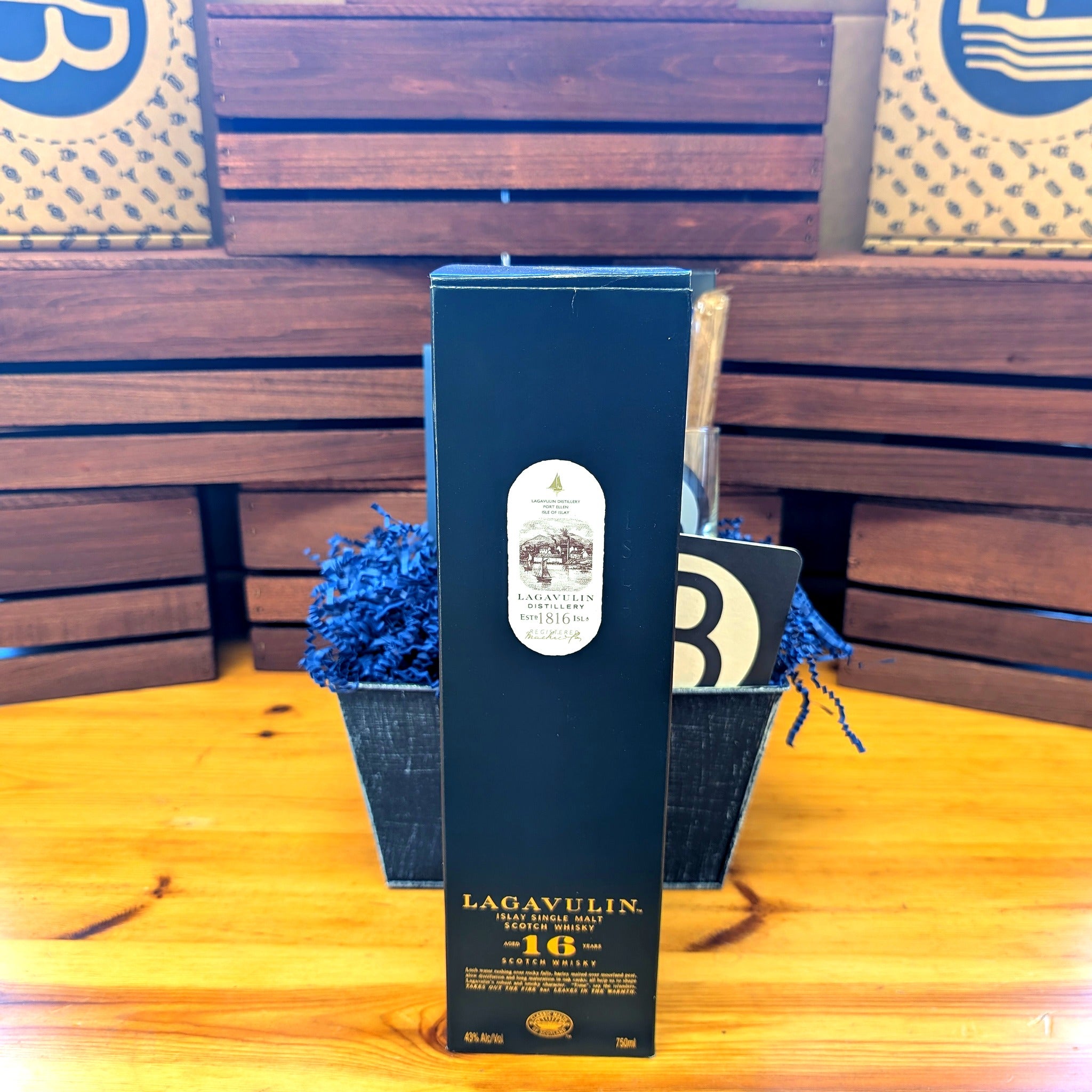 Lagavulin 16Yr Scotch Whiskey Scotch Gift Set | The BroBasket