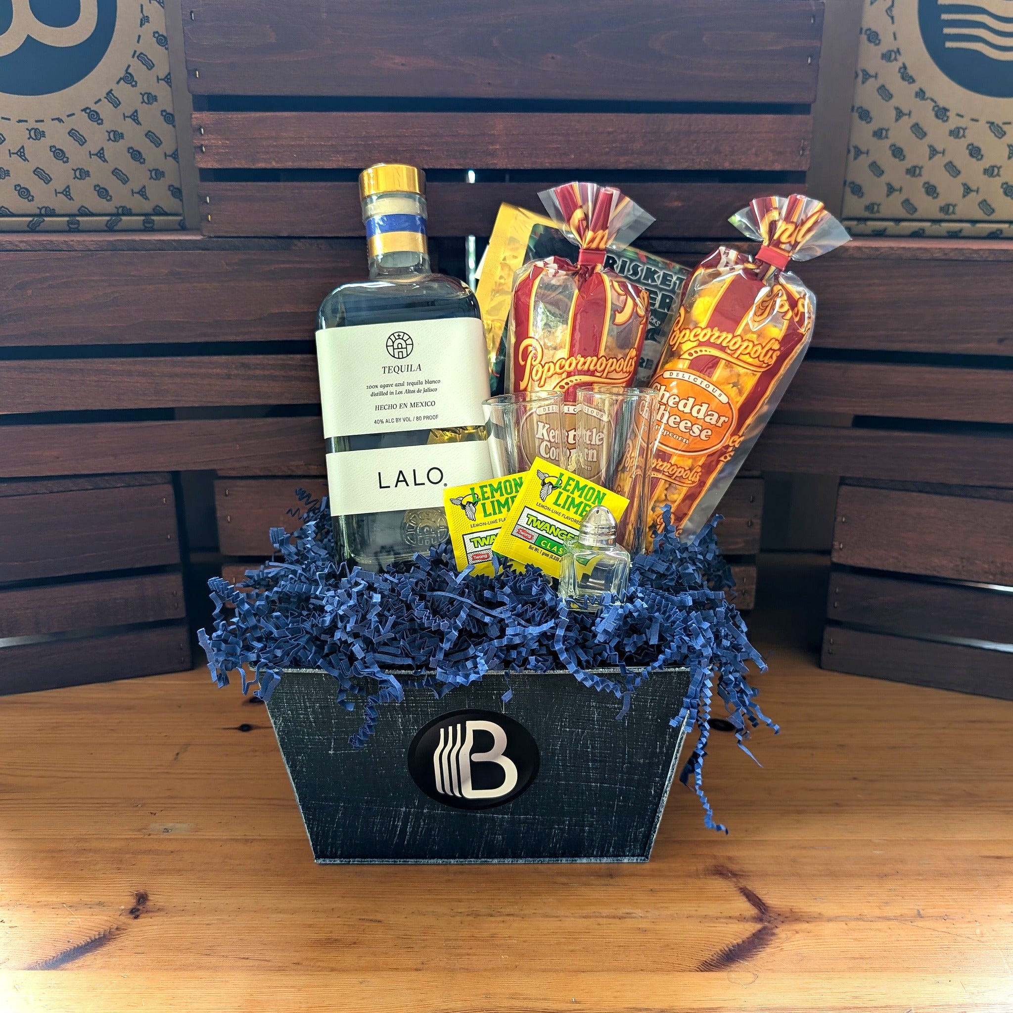 LALO Tequila Blanco Tequila Gift Basket for Him | The BroBasket
