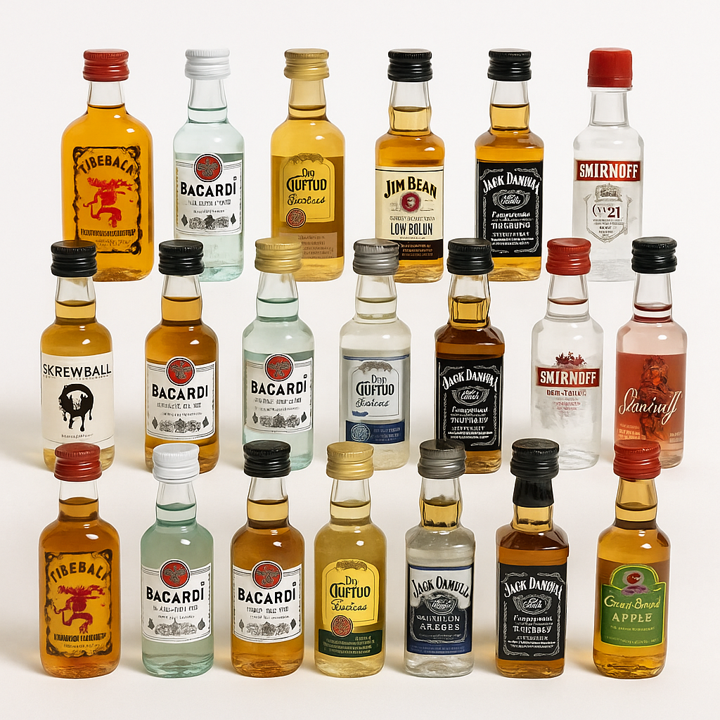 21 Assorted Mini Bottles