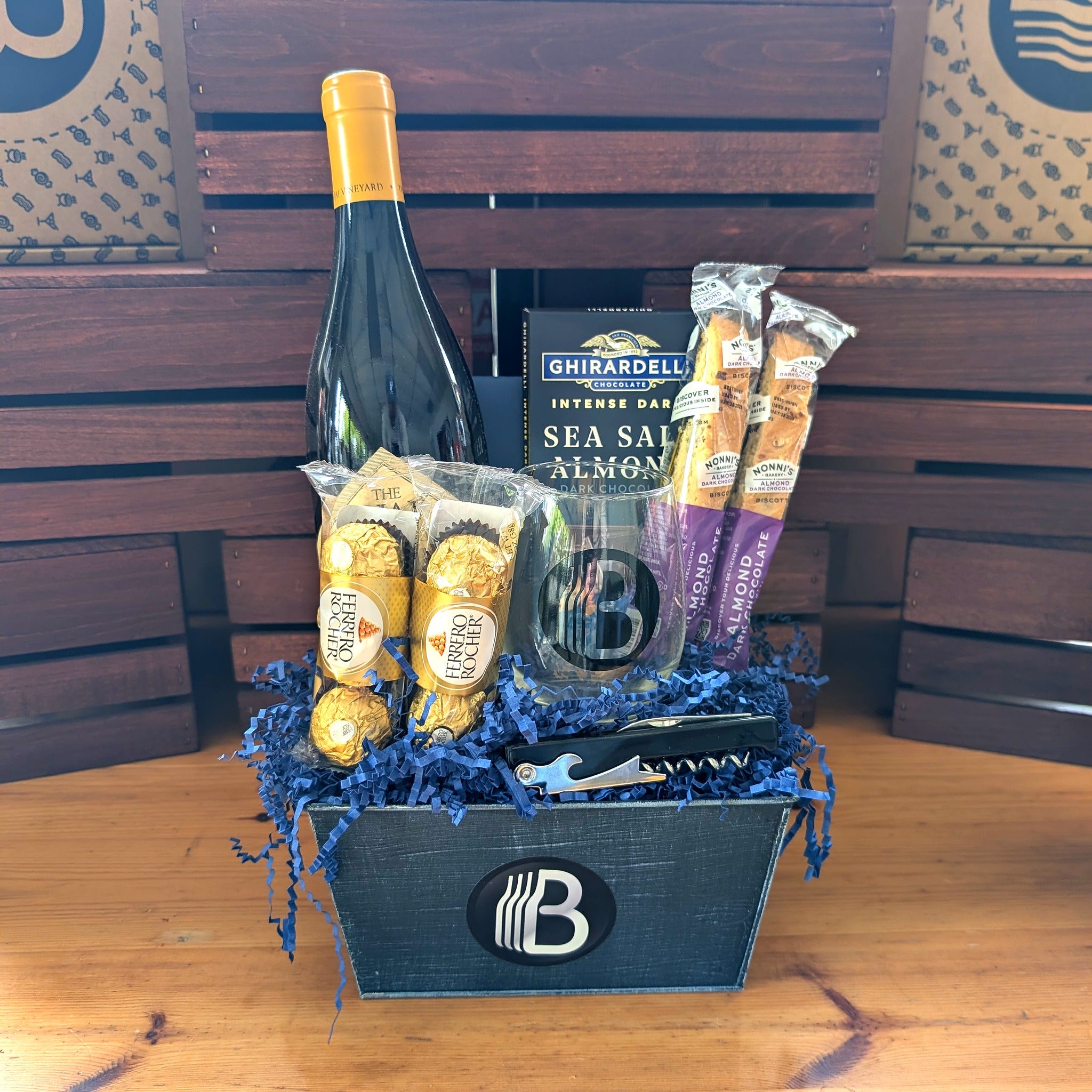 The Ojai Vineyard Pinot Noir Wine Gift Basket | The BroBasket