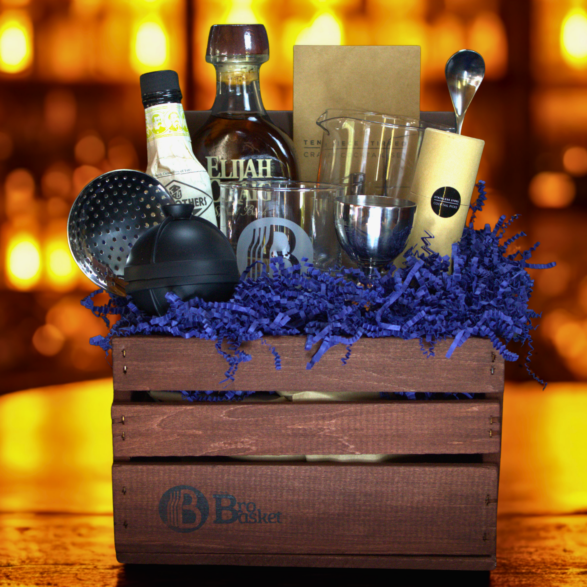 Old-Fashioned Cocktail Gift Basket