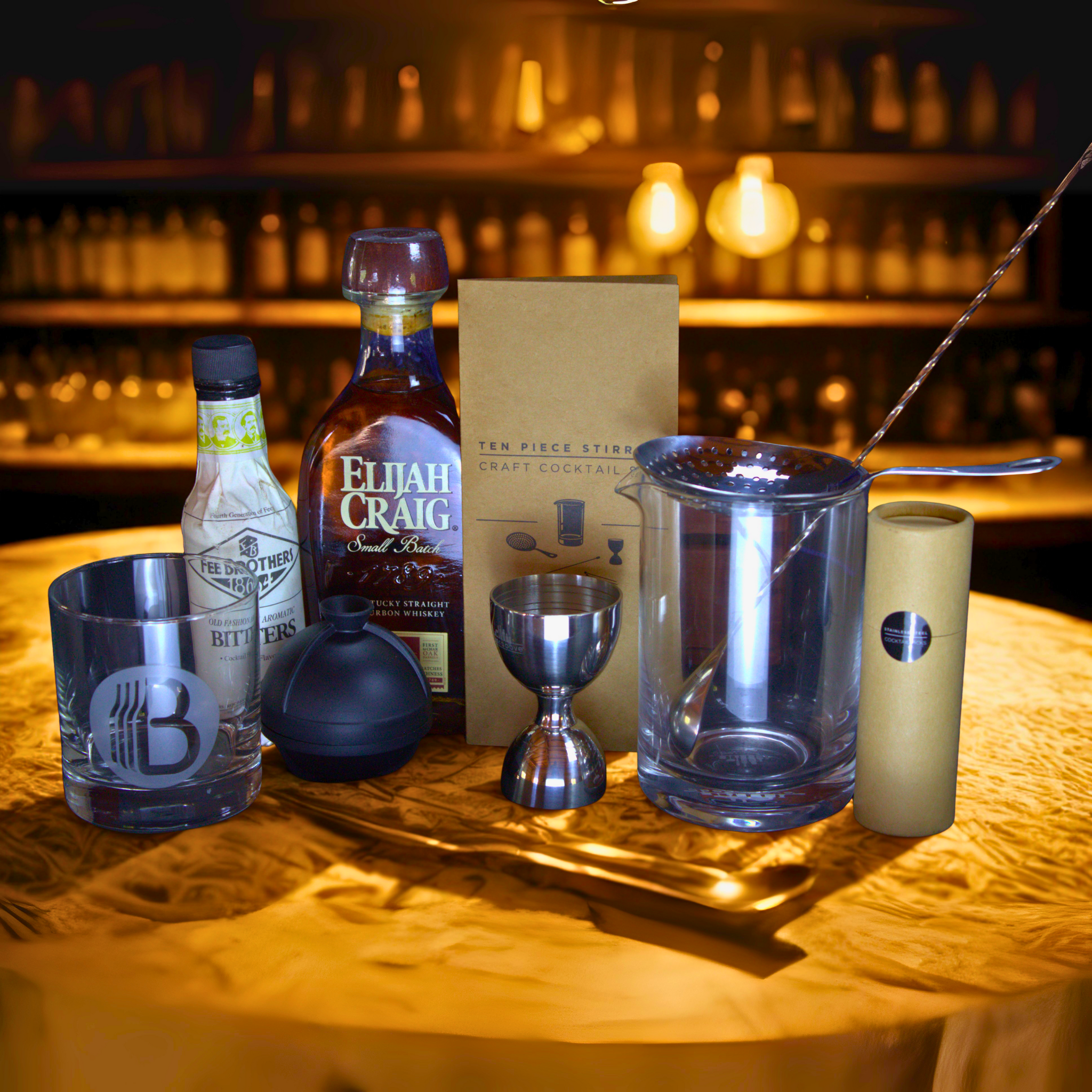 Old-Fashioned Cocktail Gift Basket