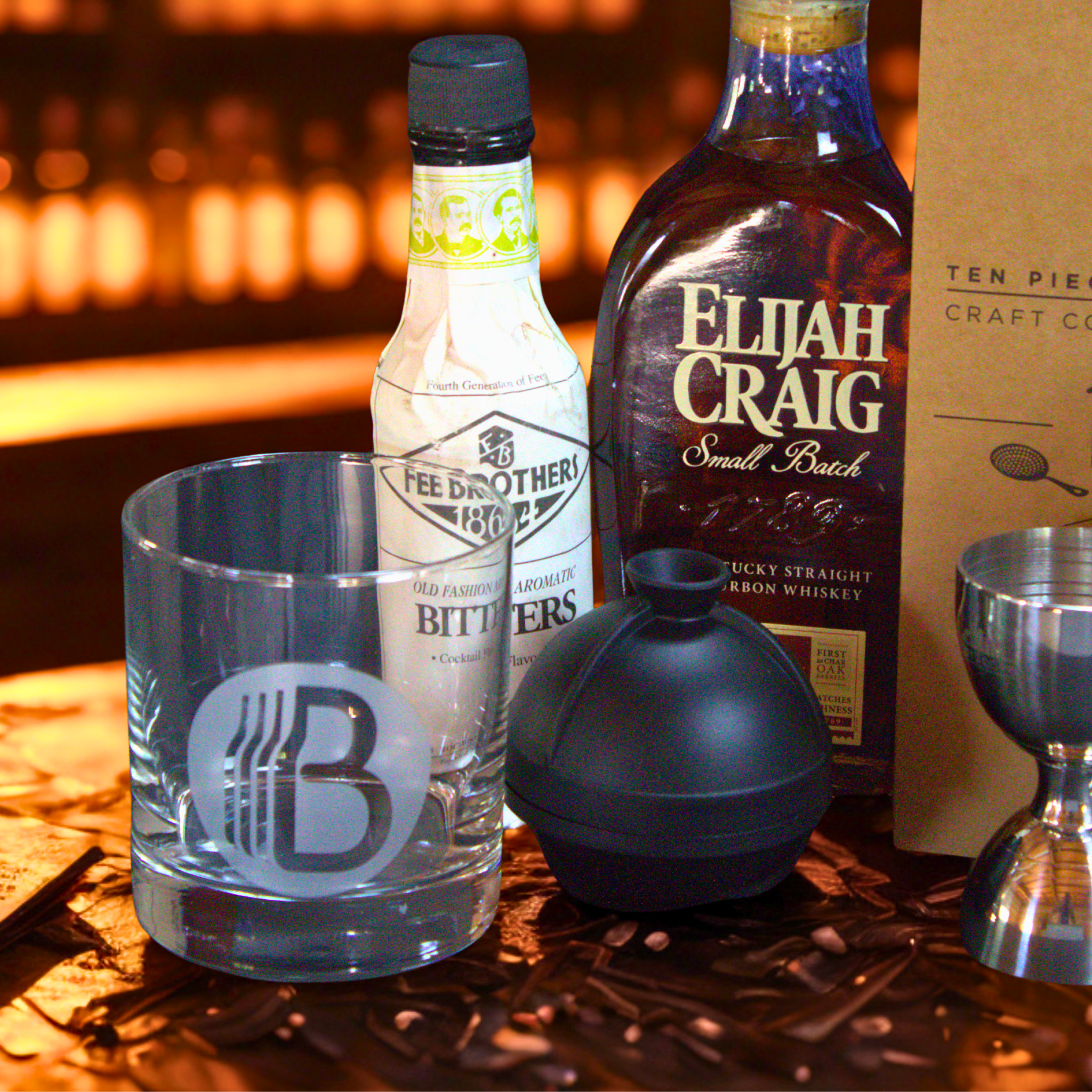Old-Fashioned Cocktail Gift Basket