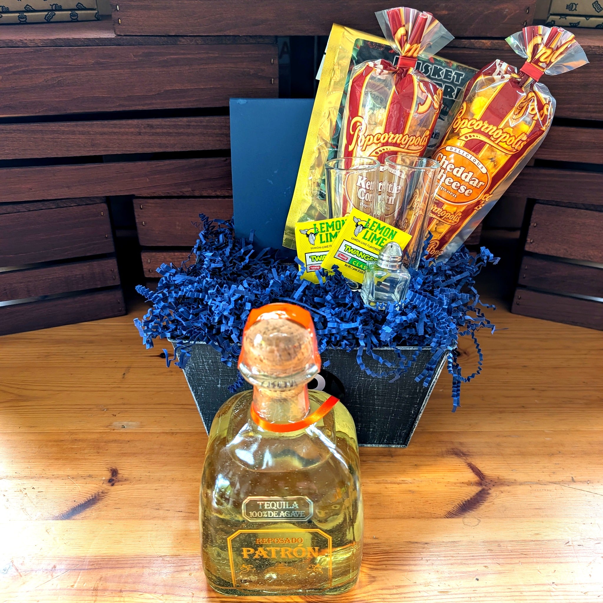 Patron Reposado Tequila Gift Basket | The BroBasket