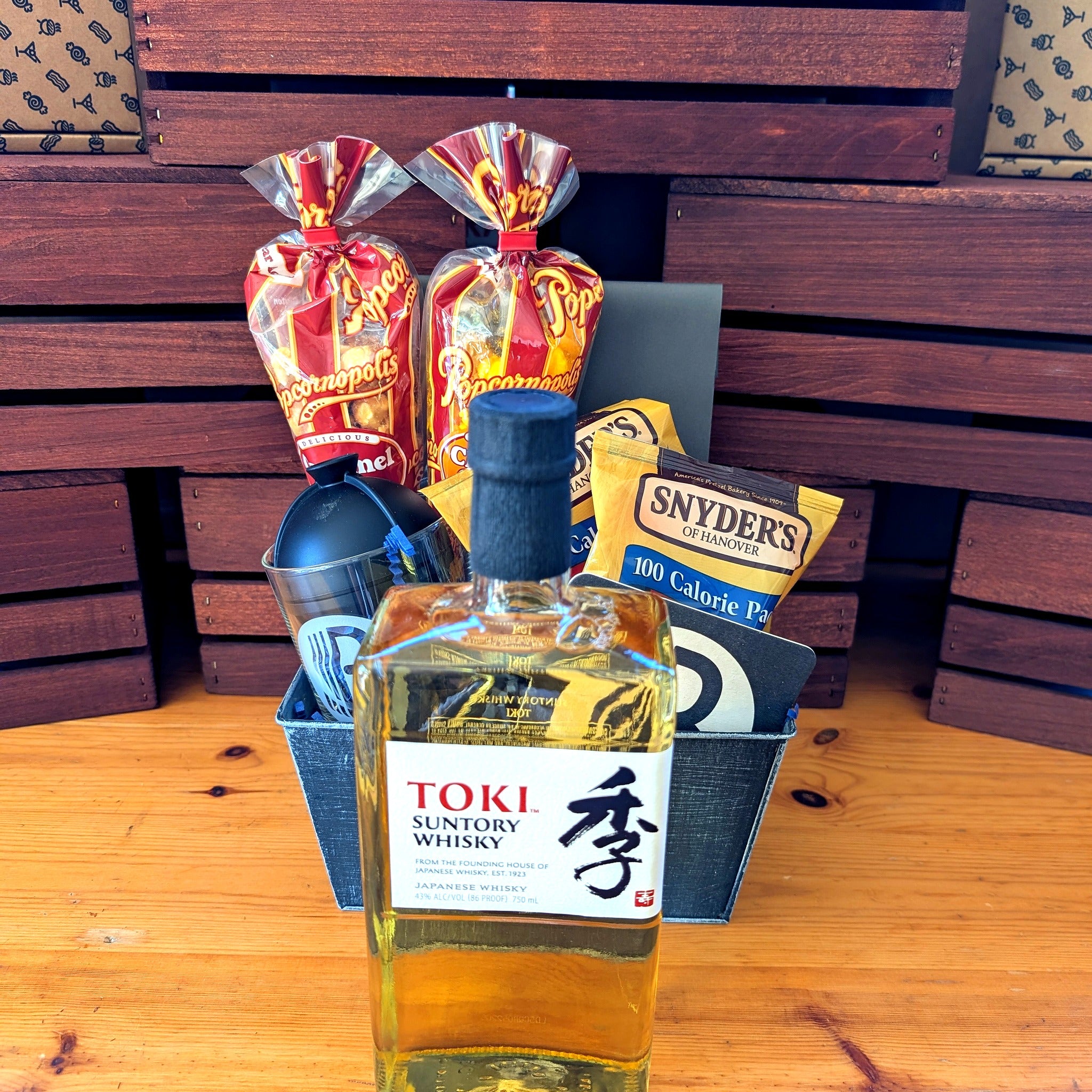 Suntory Toki Japanese Whiskey Gift Basket for Him | The BroBasket
