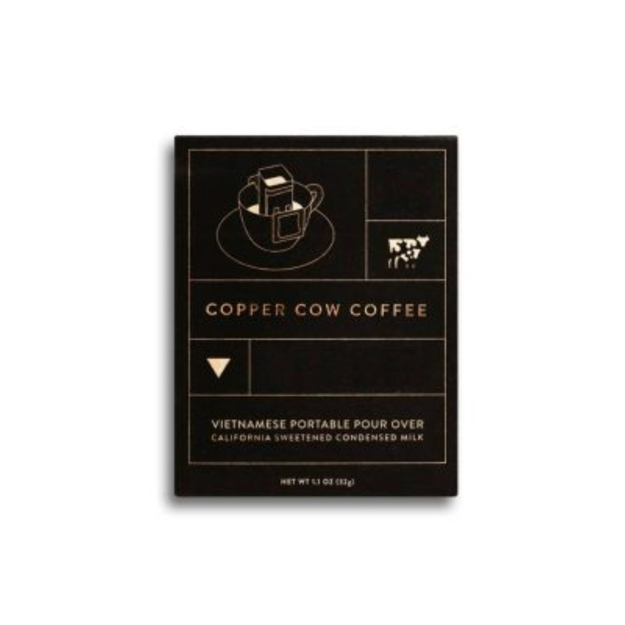 Copper Cow Portable Pour Over Coffee Kit