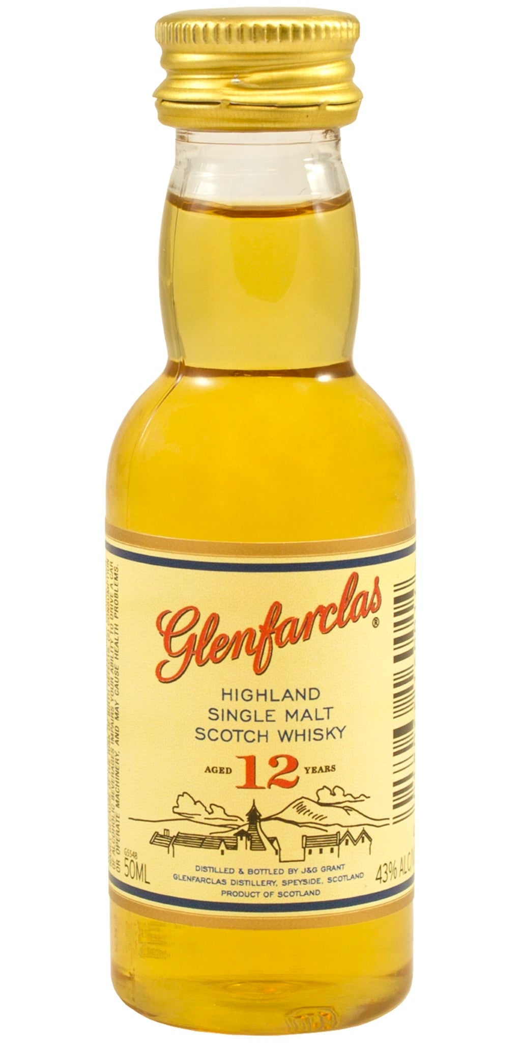 Glenfarclas 12YR Scotch Whiskey 50ml