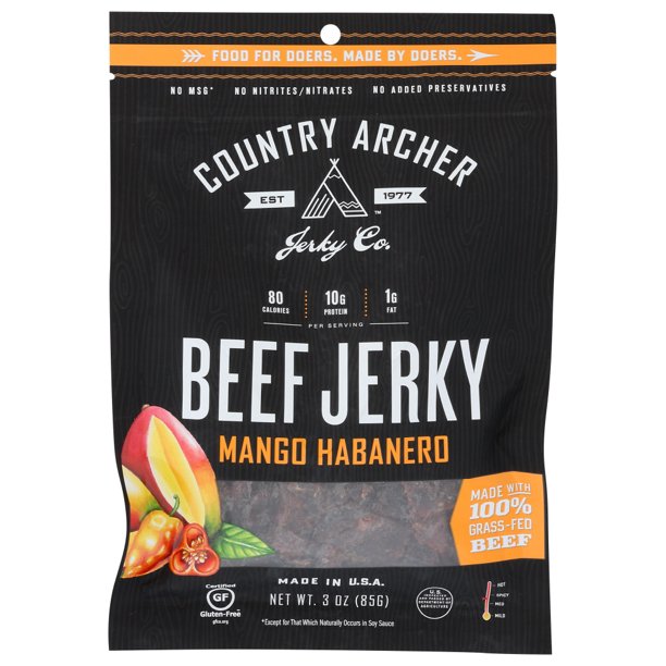 Country Archer Mango Habanero Beef Jerky