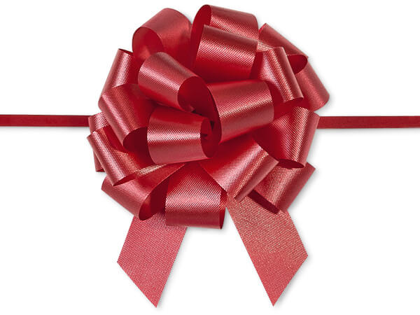 Red Holiday Satin Bow