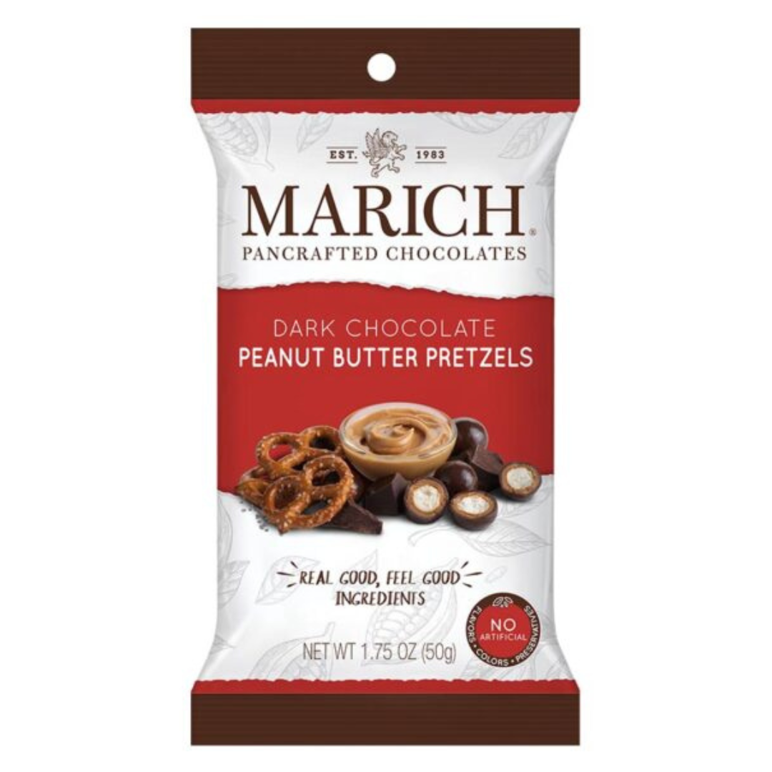 Marich Dark Chocolate Peanut Butter Pretzels