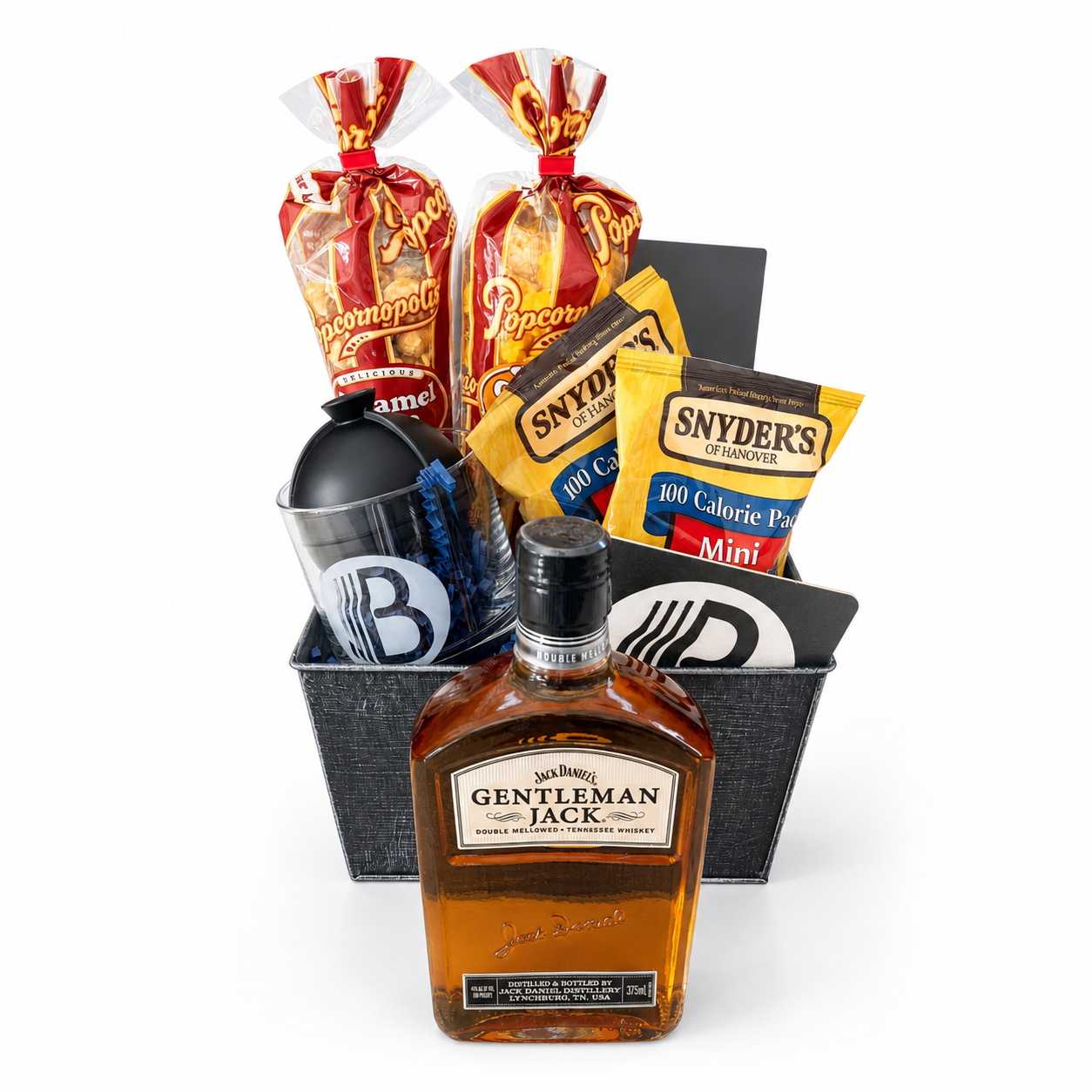 Jack Daniel's Gentlemen Jack Bourbon Gift Set | The BroBasket
