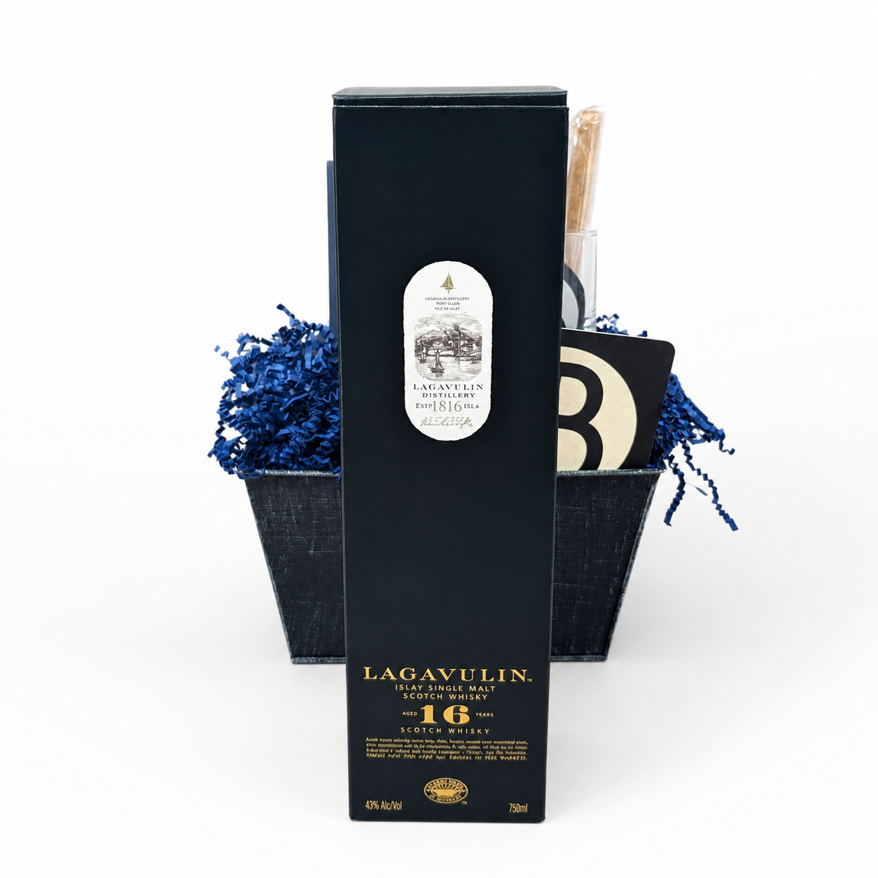 Lagavulin 16Yr Scotch Whiskey Scotch Gift Set | The BroBasket