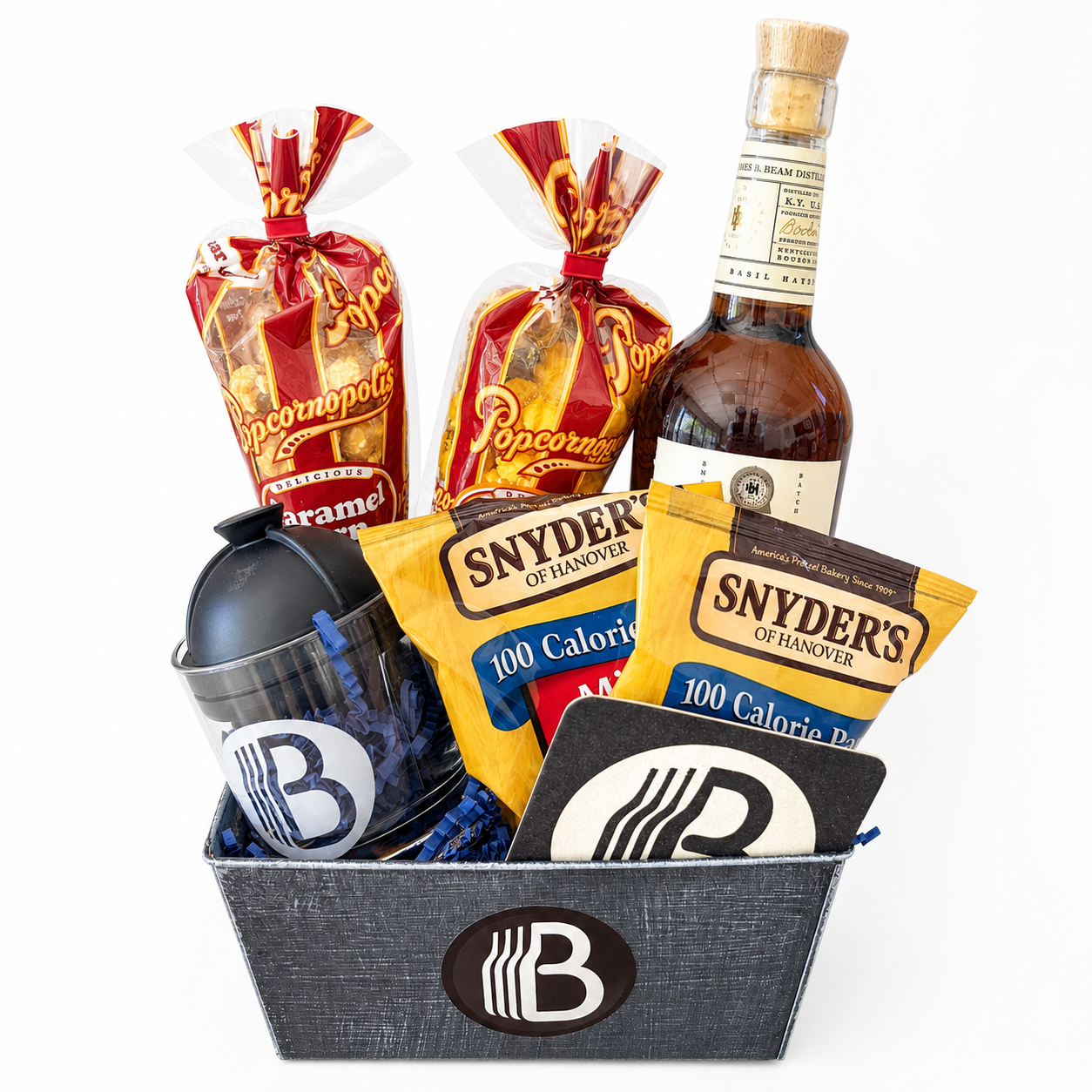 Basil Hayden's Bourbon 750ml Whiskey Gift Set | The BroBasket