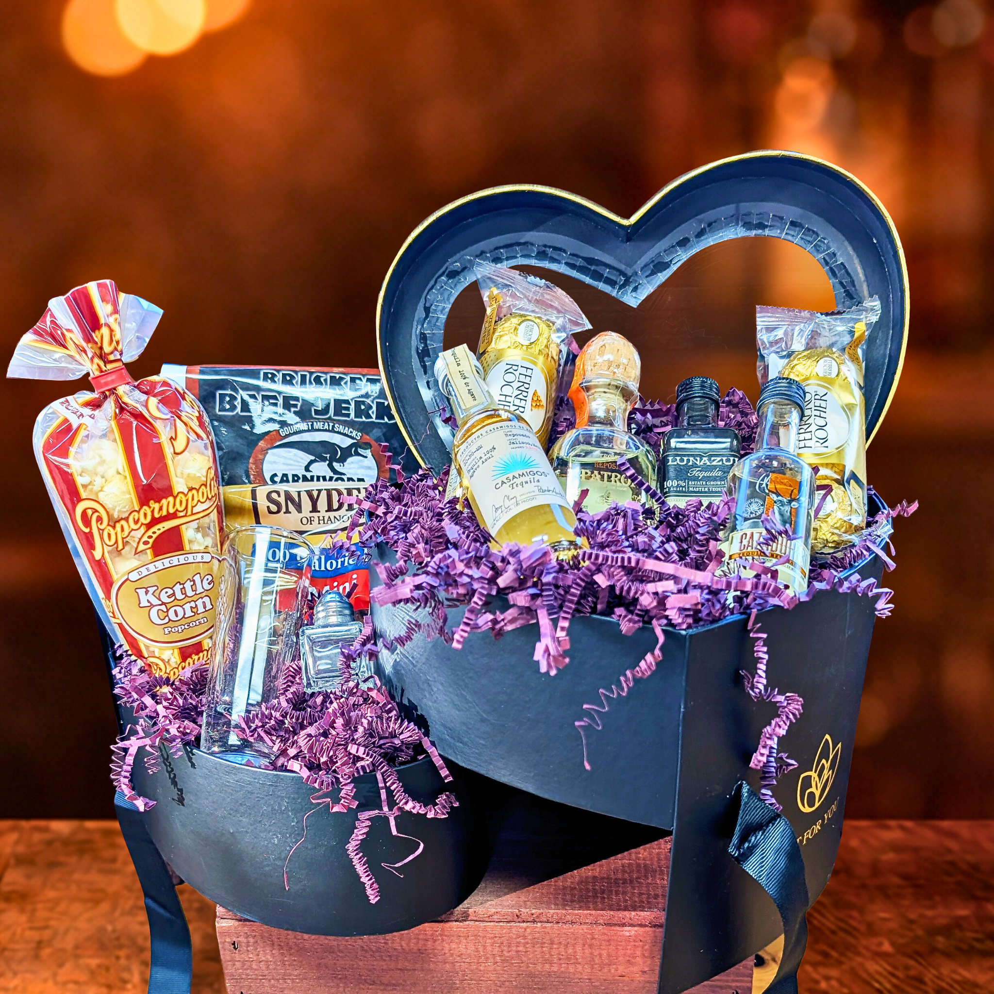 Black Tequila Heart - Valentine's Day Gift for Guys