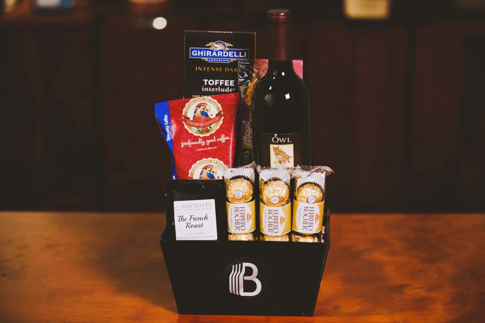 California Wine and Coffee Gift Basket