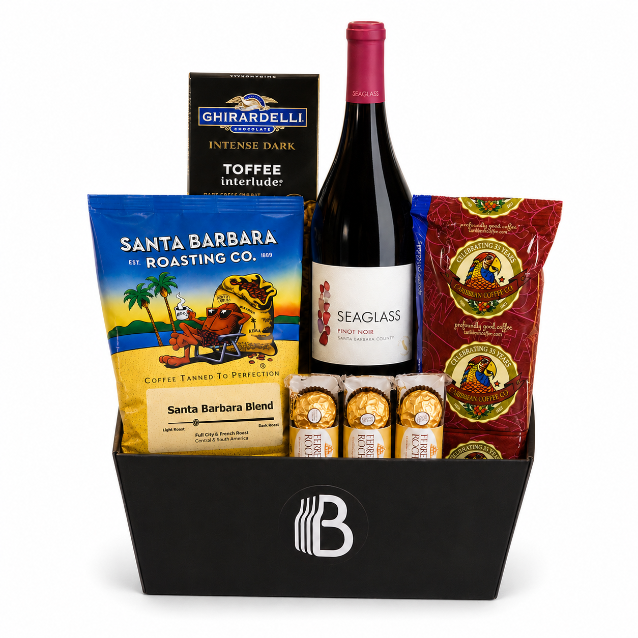 California Wine and Coffee Gift Basket